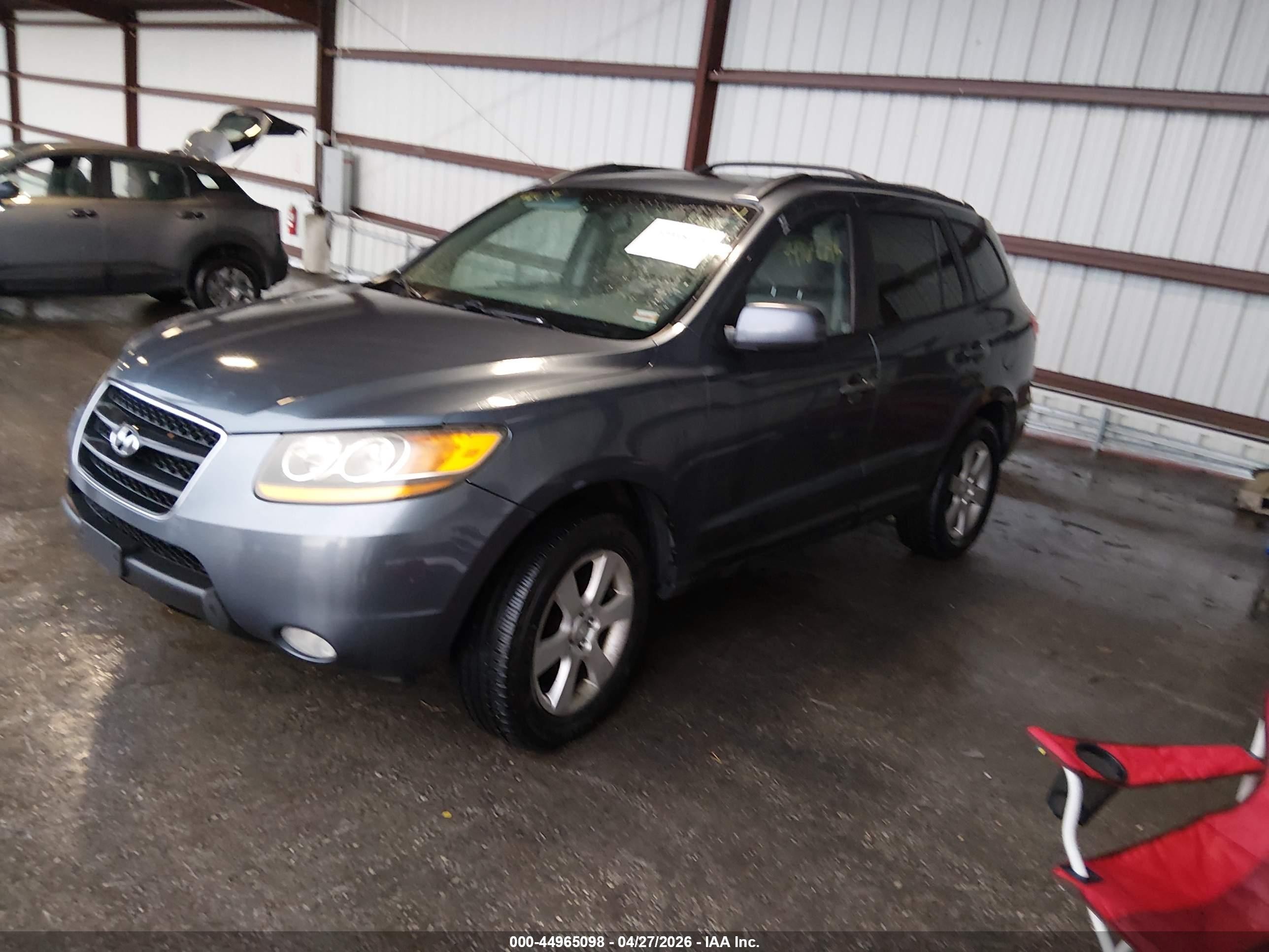 2009 Hyundai Santa Fe Se Blue vin: 5NMSH13E29H267765