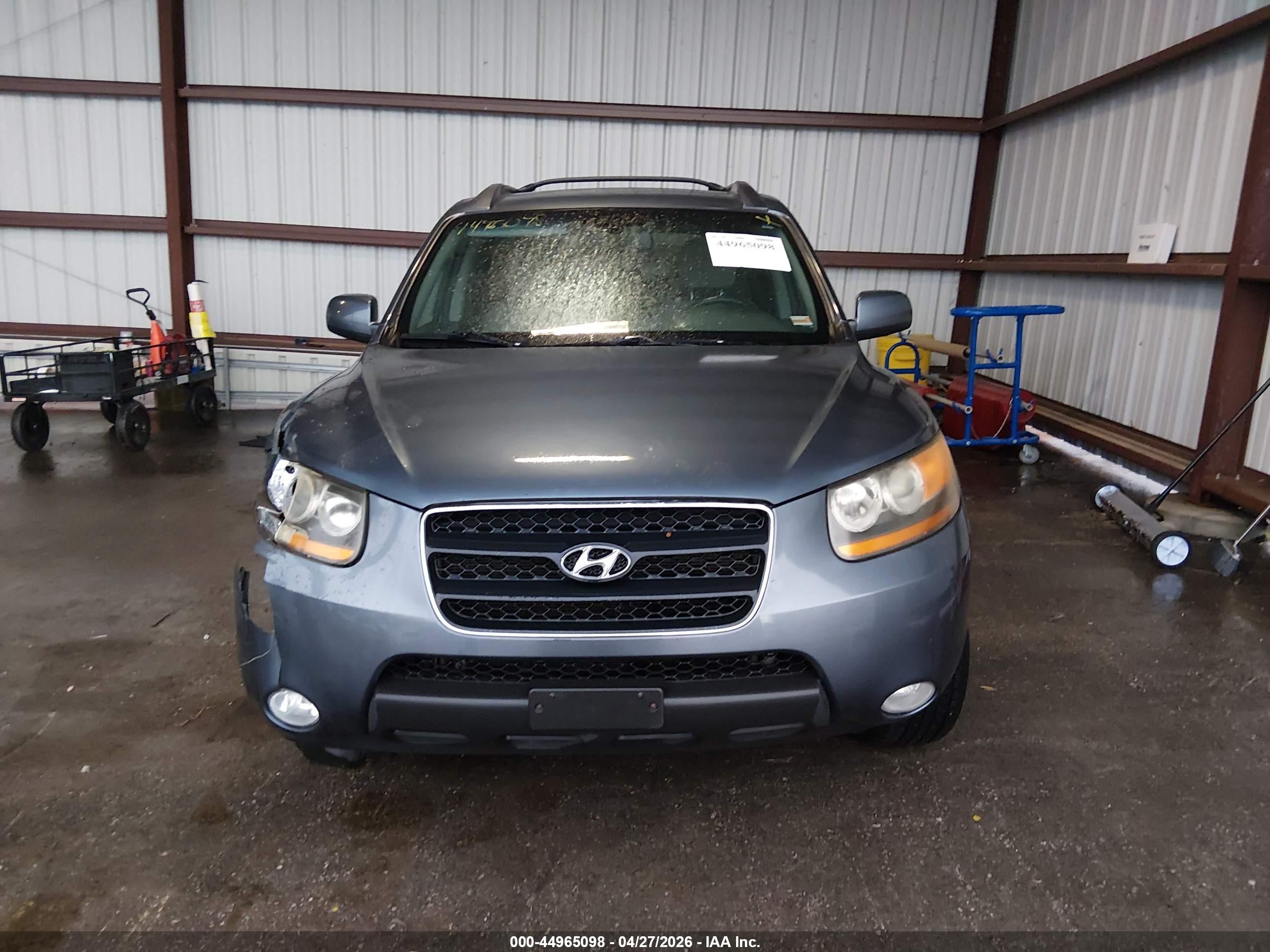 2009 Hyundai Santa Fe Se Blue vin: 5NMSH13E29H267765