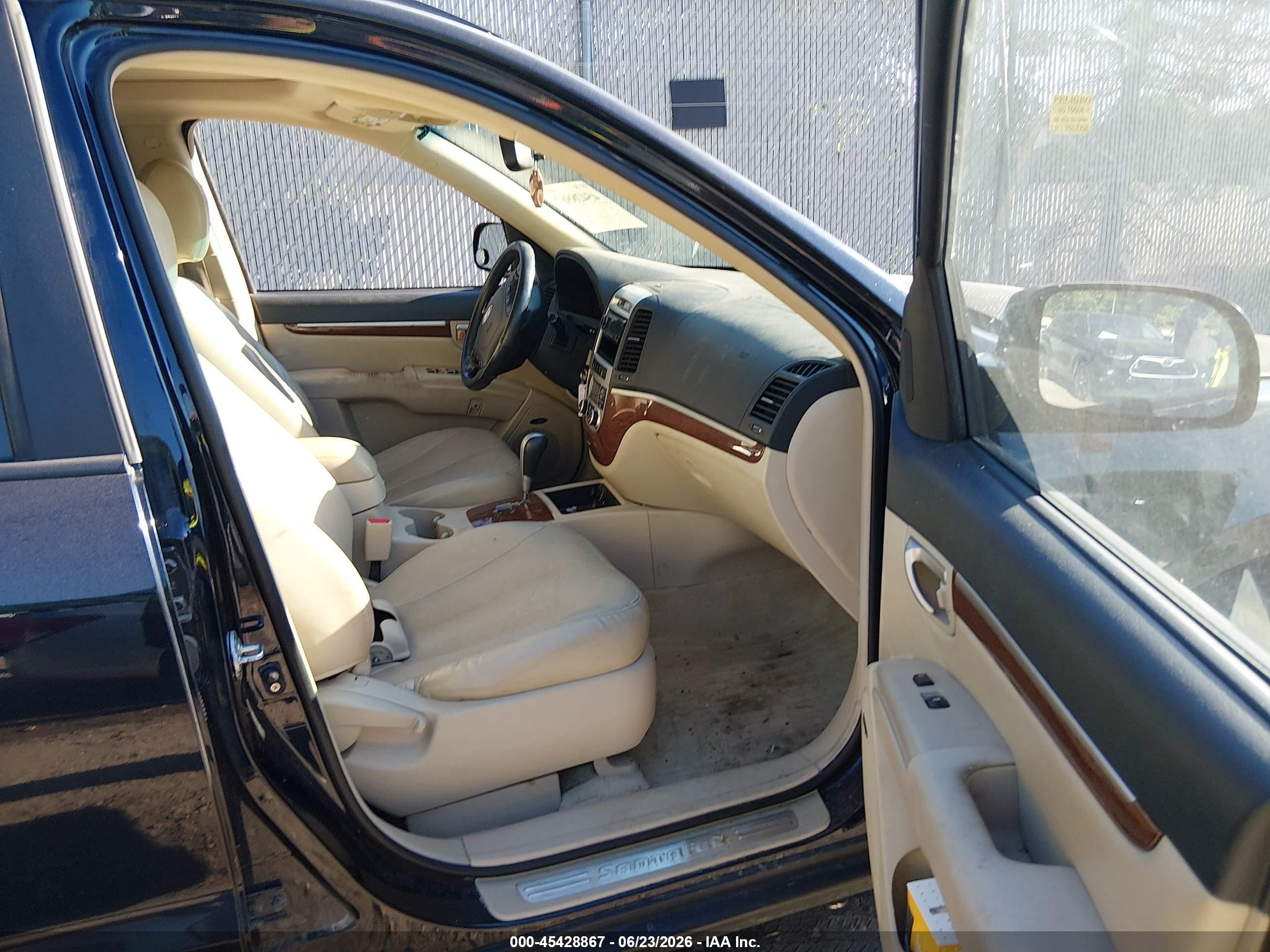 2009 Hyundai Santa Fe Limited Dark Blue vin: 5NMSH13E29H279043