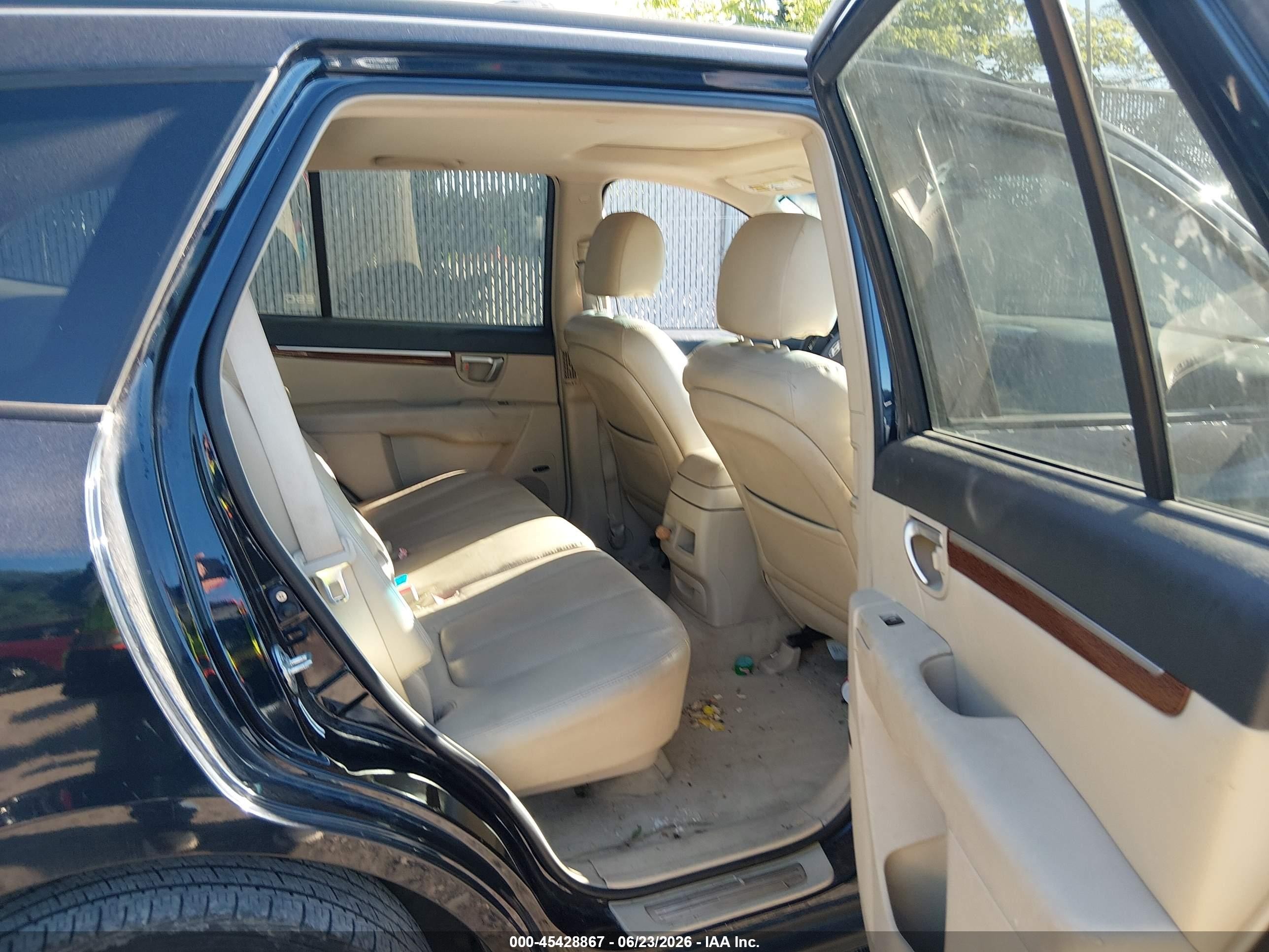 2009 Hyundai Santa Fe Limited Dark Blue vin: 5NMSH13E29H279043