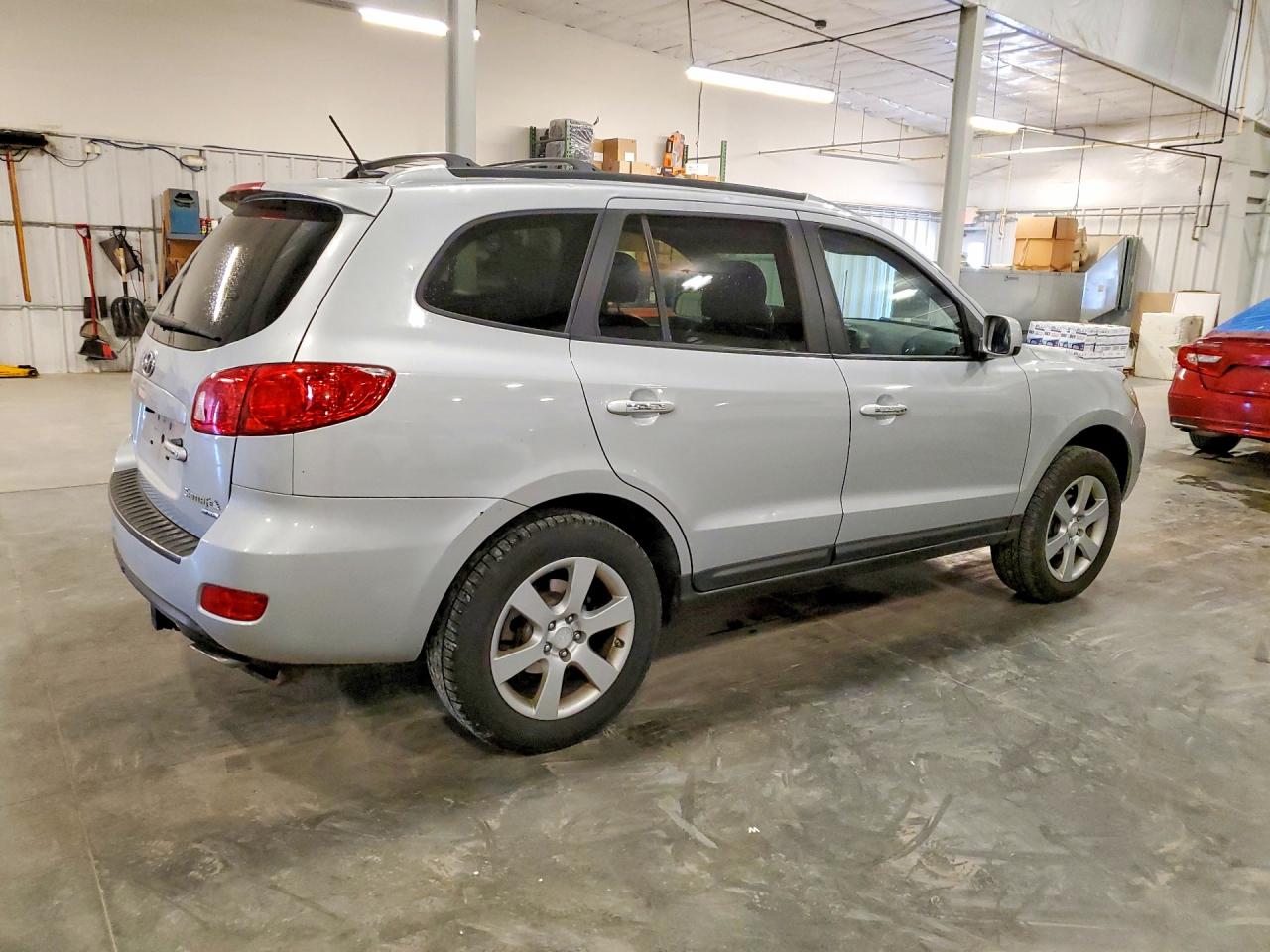 2009 Hyundai Santa Fe Limited Silver vin: 5NMSH13E29H286140