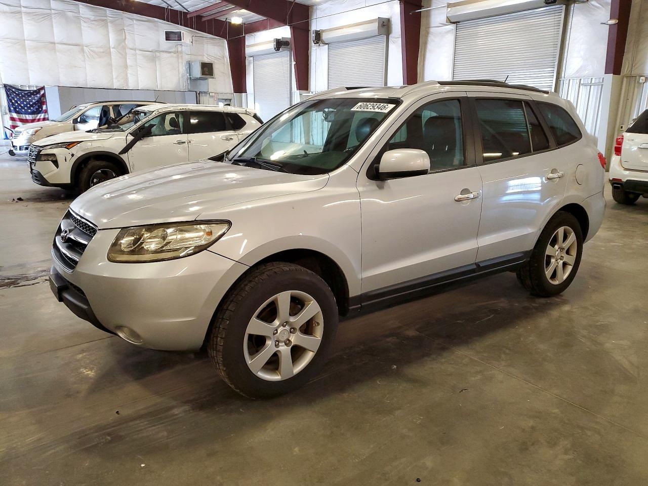 2009 Hyundai Santa Fe Limited Серебряный vin: 5NMSH13E29H286140