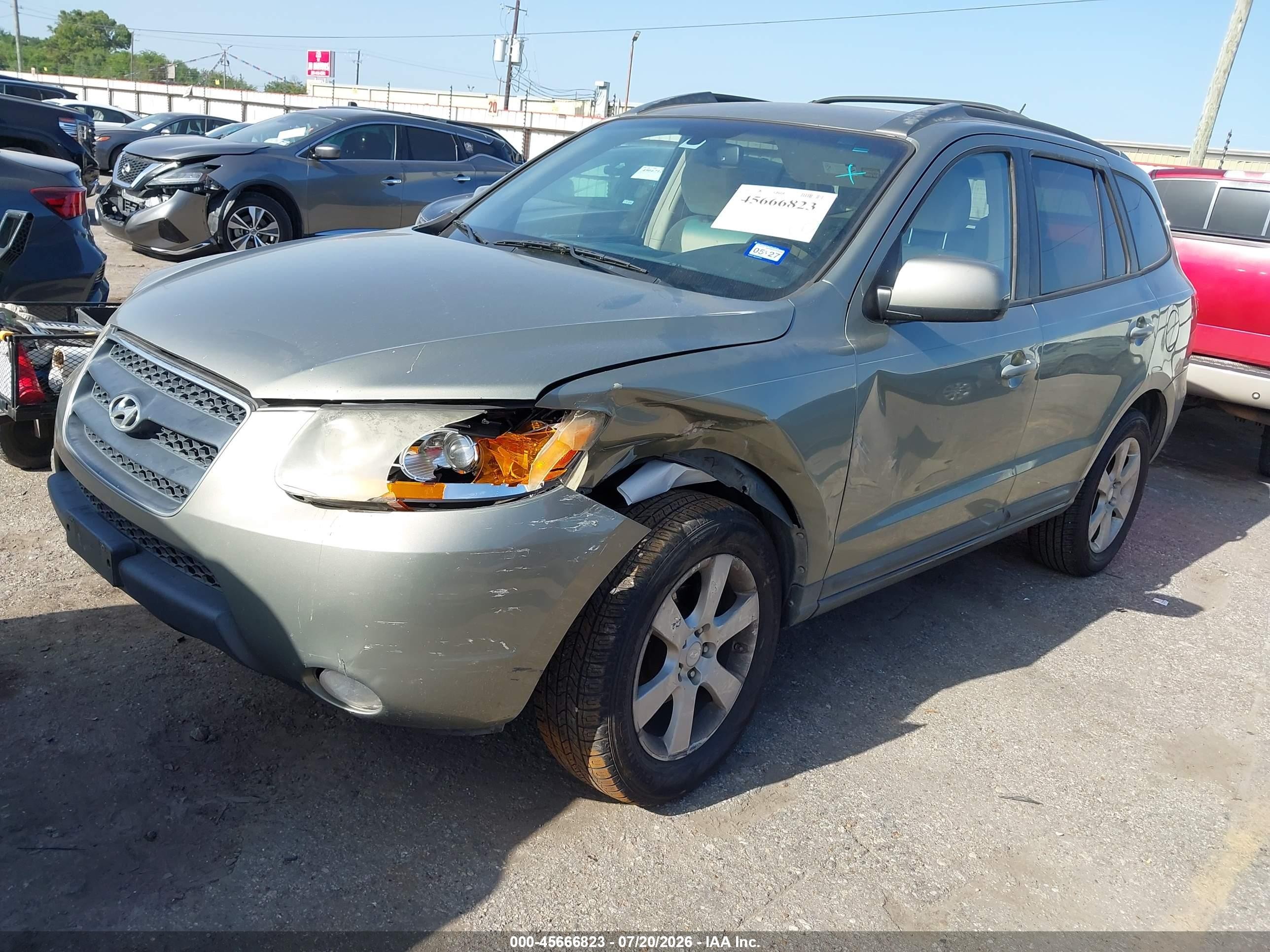 2009 Hyundai Santa Fe Se Beige vin: 5NMSH13E29H302210