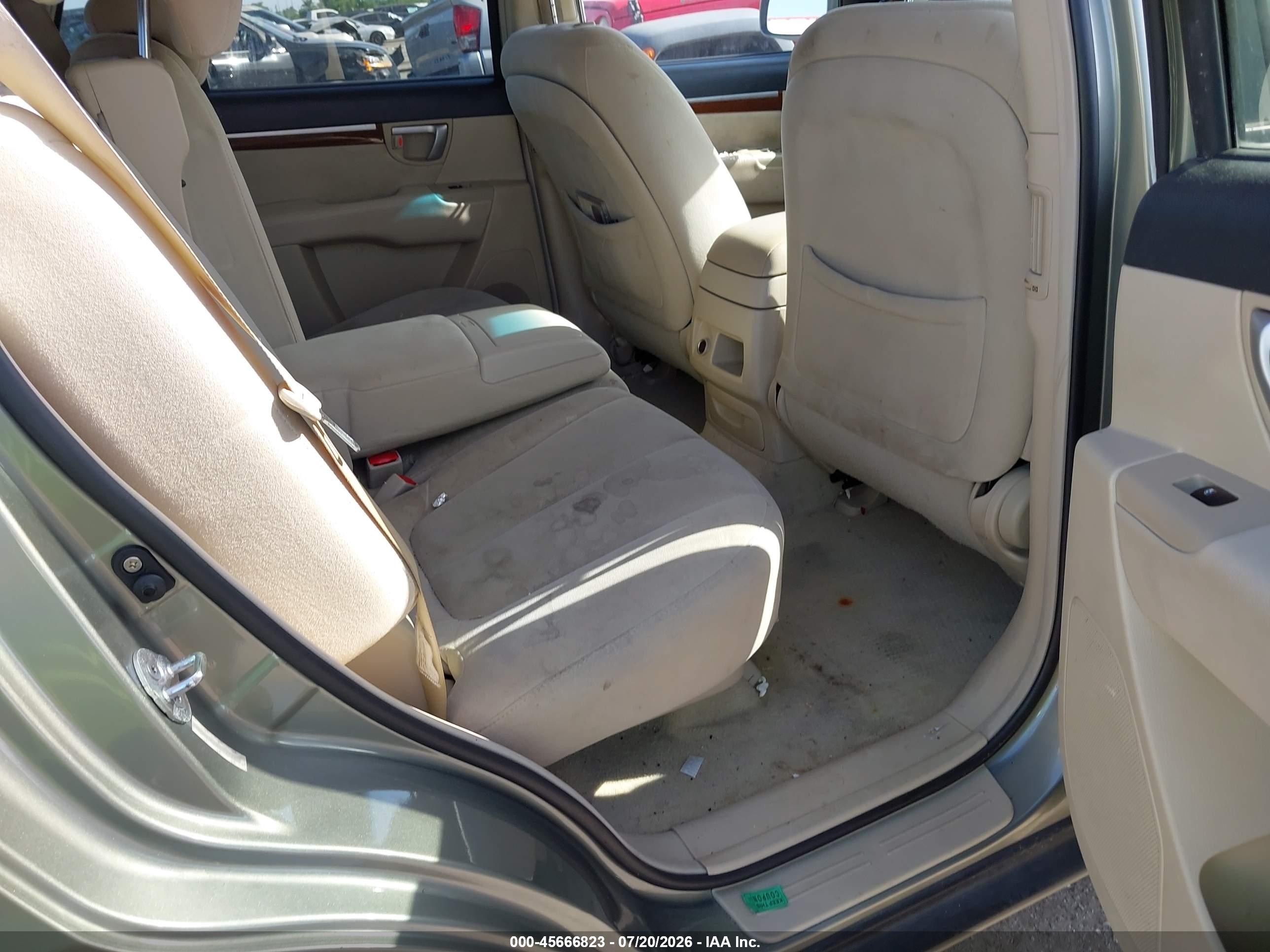 2009 Hyundai Santa Fe Se Beige vin: 5NMSH13E29H302210