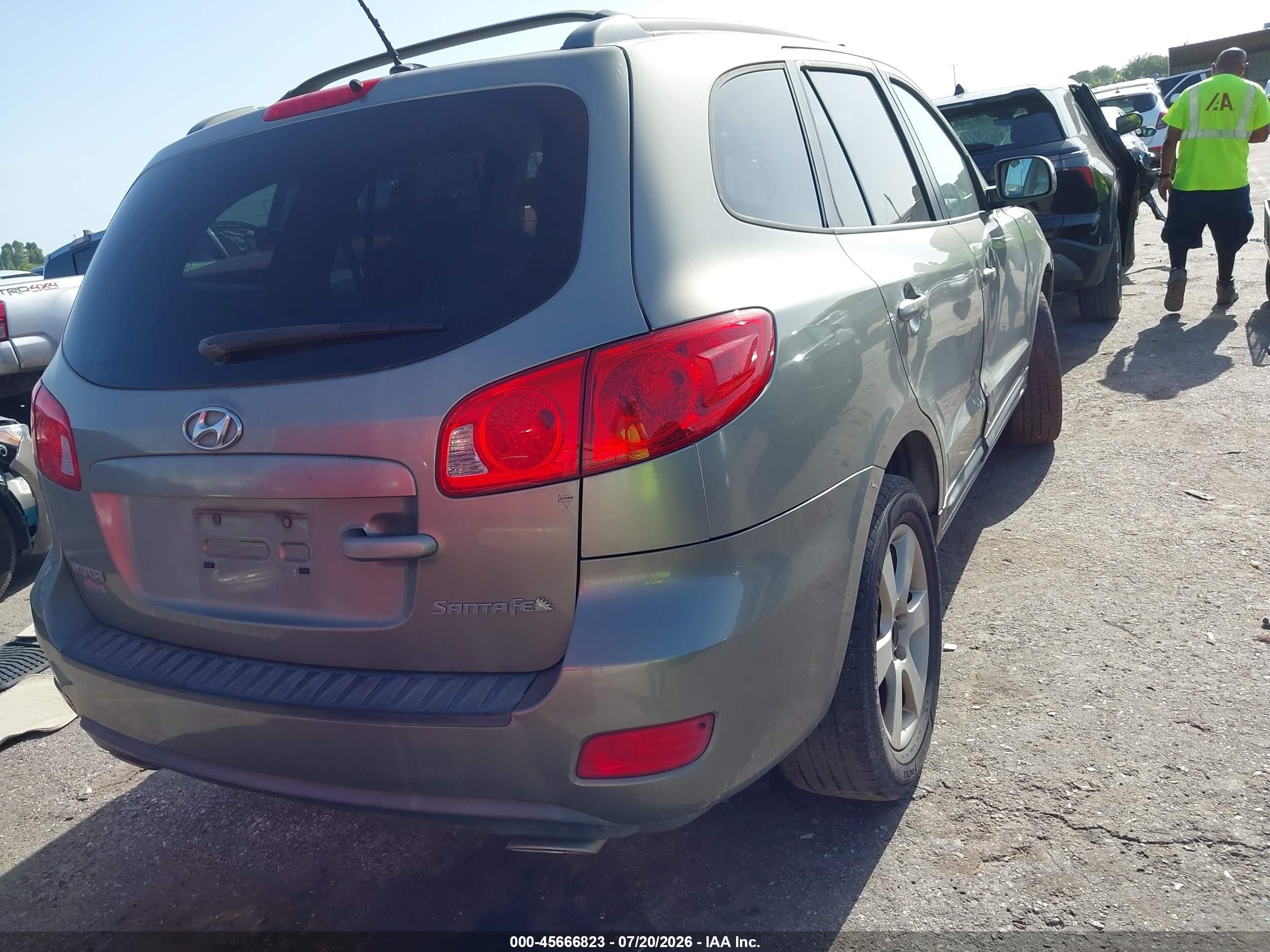 2009 Hyundai Santa Fe Se Beige vin: 5NMSH13E29H302210