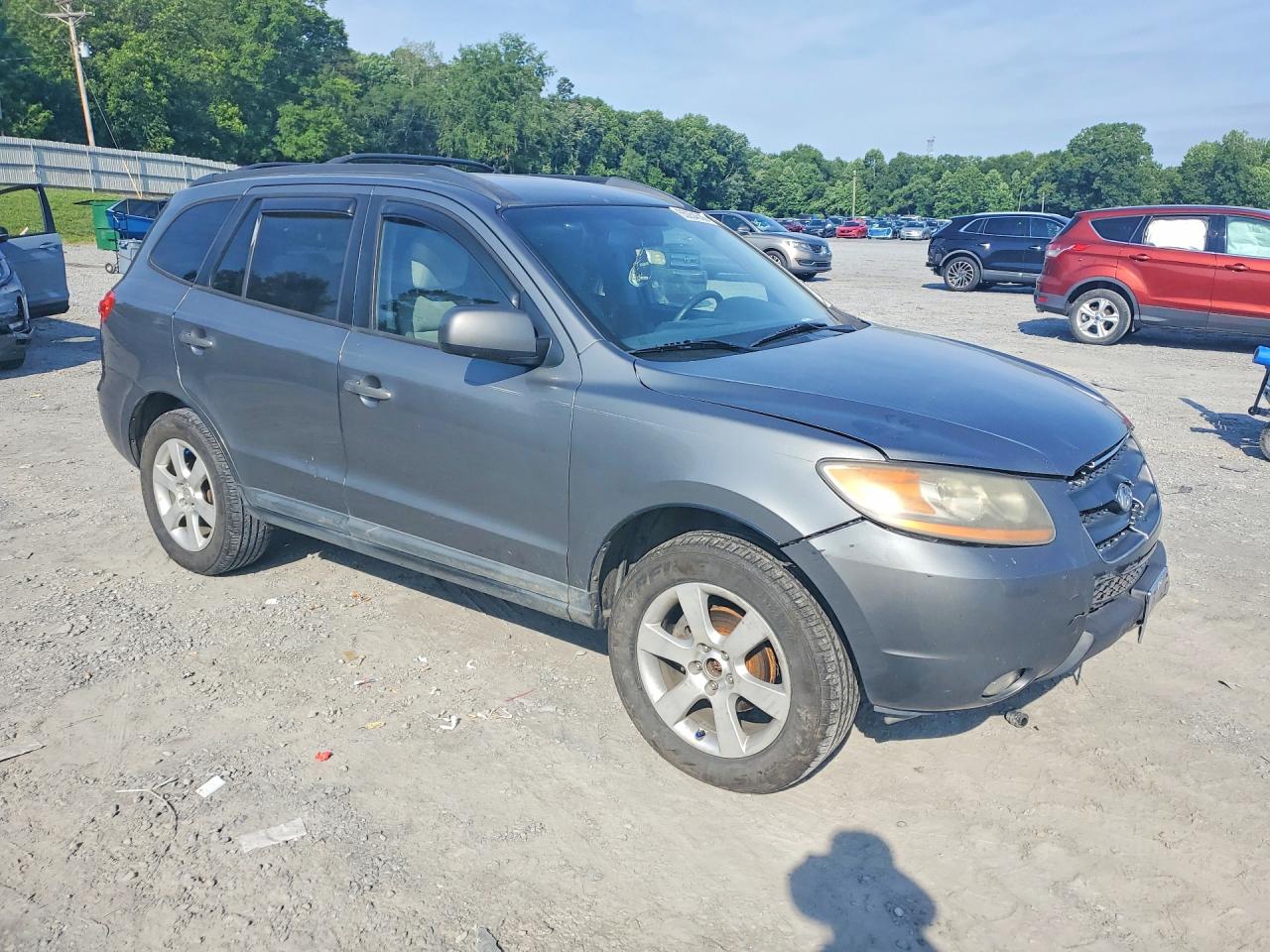 2009 Hyundai Santa Fe Se Silver vin: 5NMSH13E29H302546