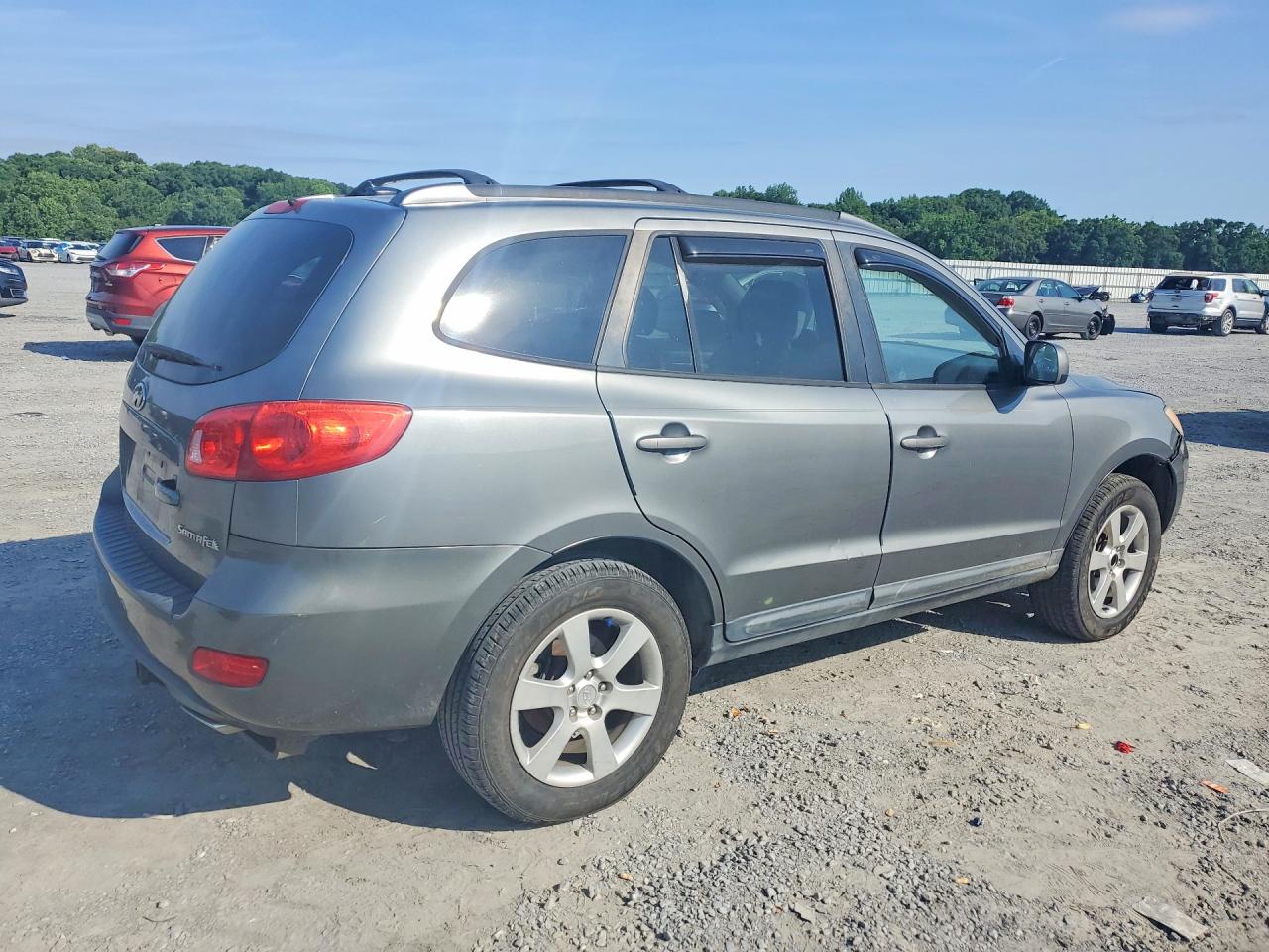 2009 Hyundai Santa Fe Se Silver vin: 5NMSH13E29H302546