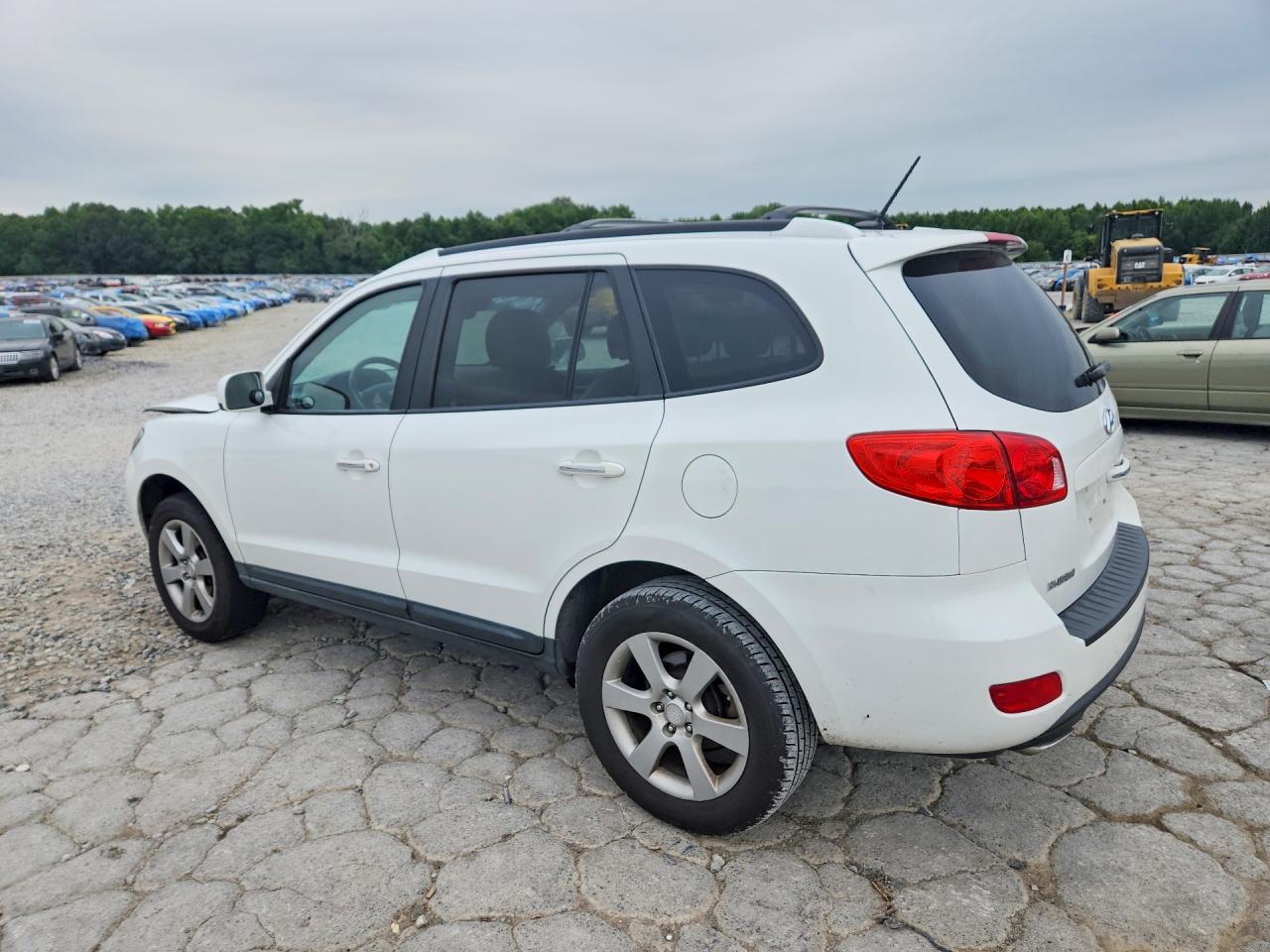 2009 Hyundai Santa Fe Limited White vin: 5NMSH13E29H320495
