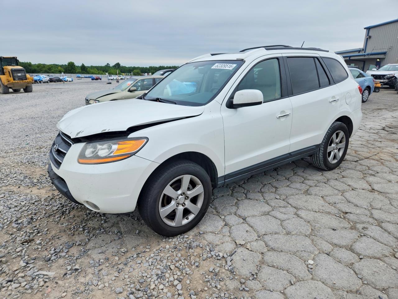 2009 Hyundai Santa Fe Limited Белый vin: 5NMSH13E29H320495