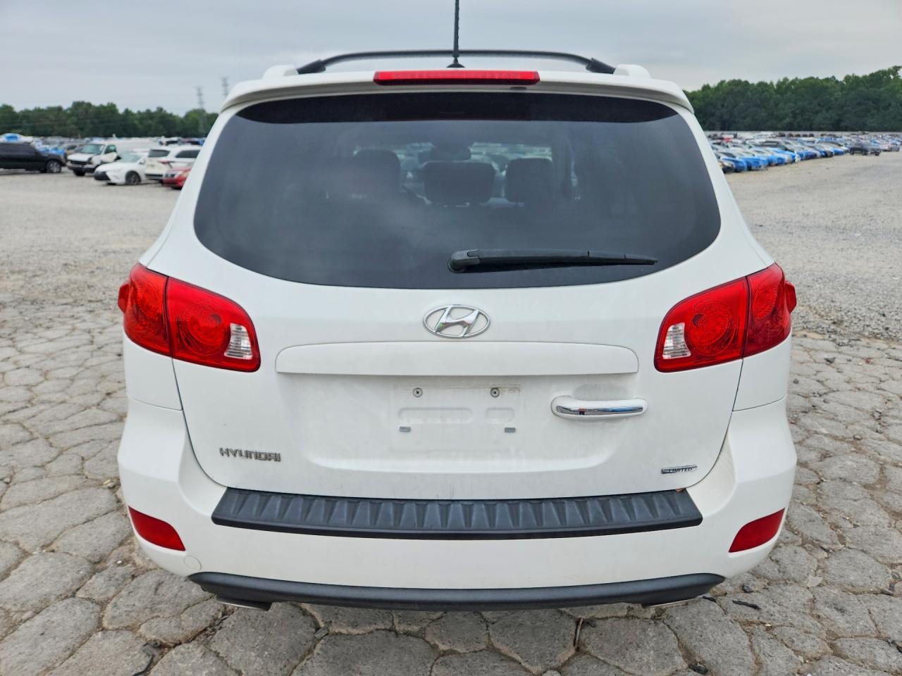 2009 Hyundai Santa Fe Limited White vin: 5NMSH13E29H320495