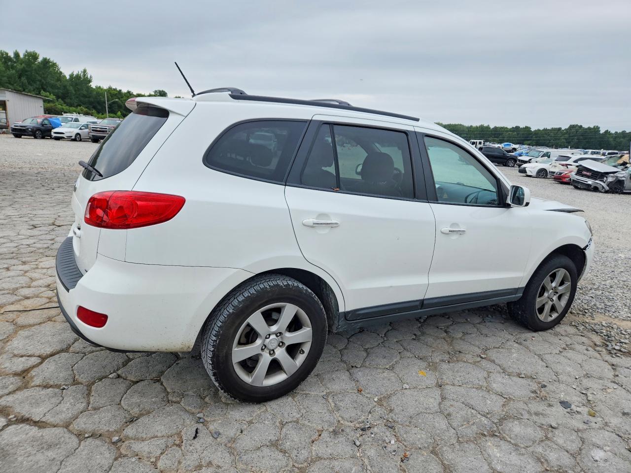2009 Hyundai Santa Fe Limited White vin: 5NMSH13E29H320495