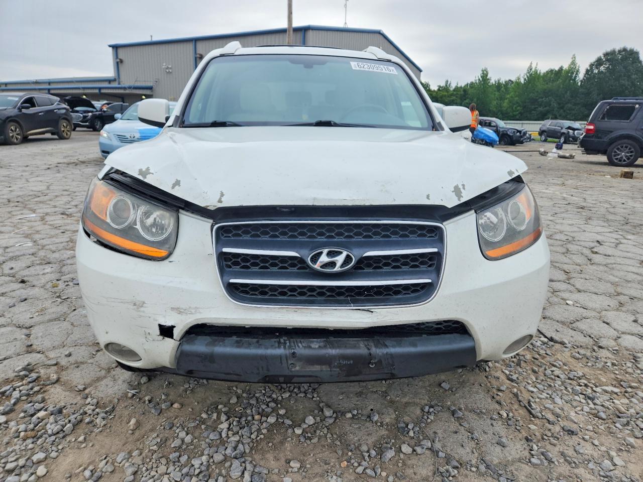 2009 Hyundai Santa Fe Limited White vin: 5NMSH13E29H320495