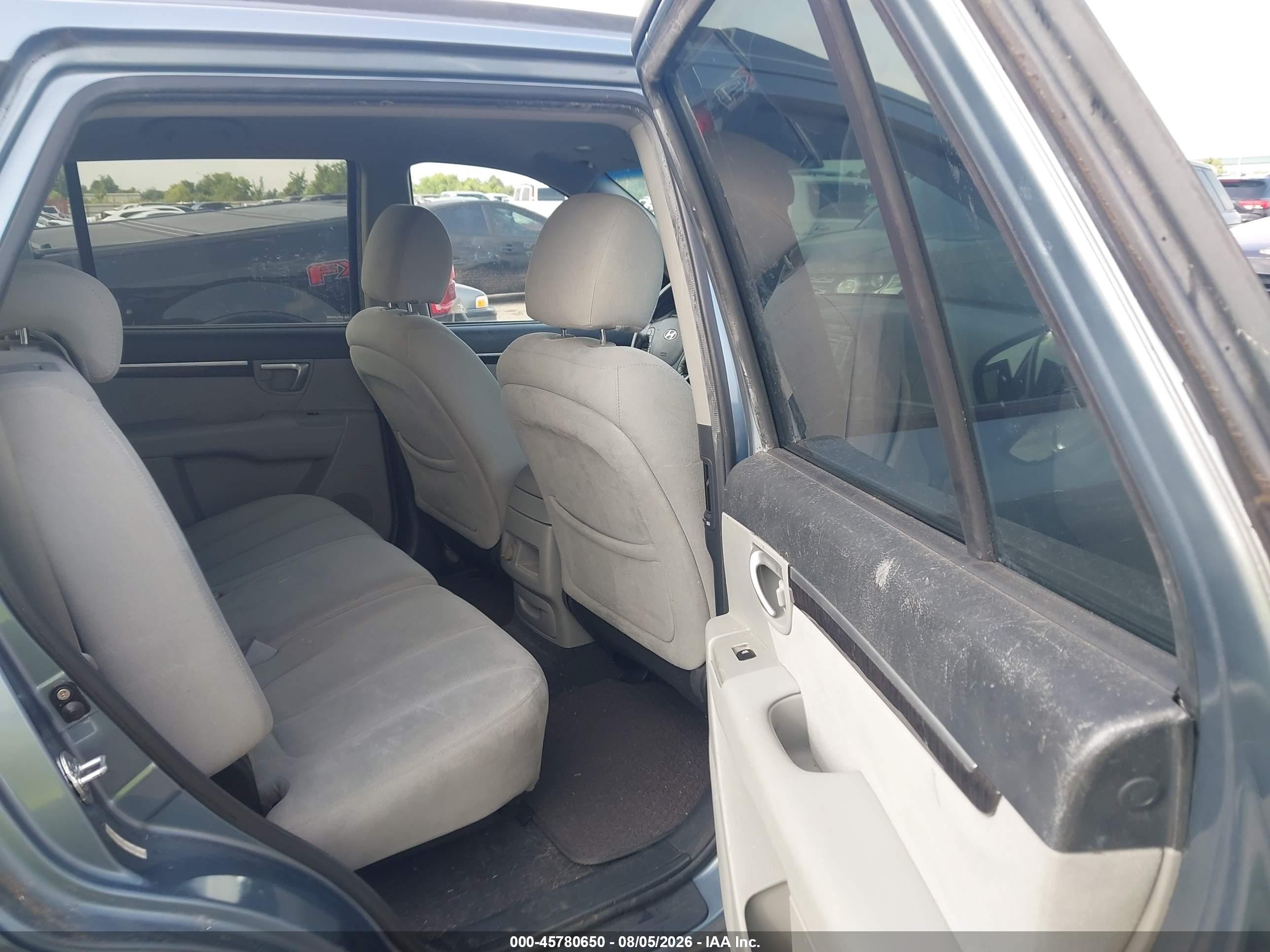 2009 Hyundai Santa Fe Se Синий vin: 5NMSH13E29H325471