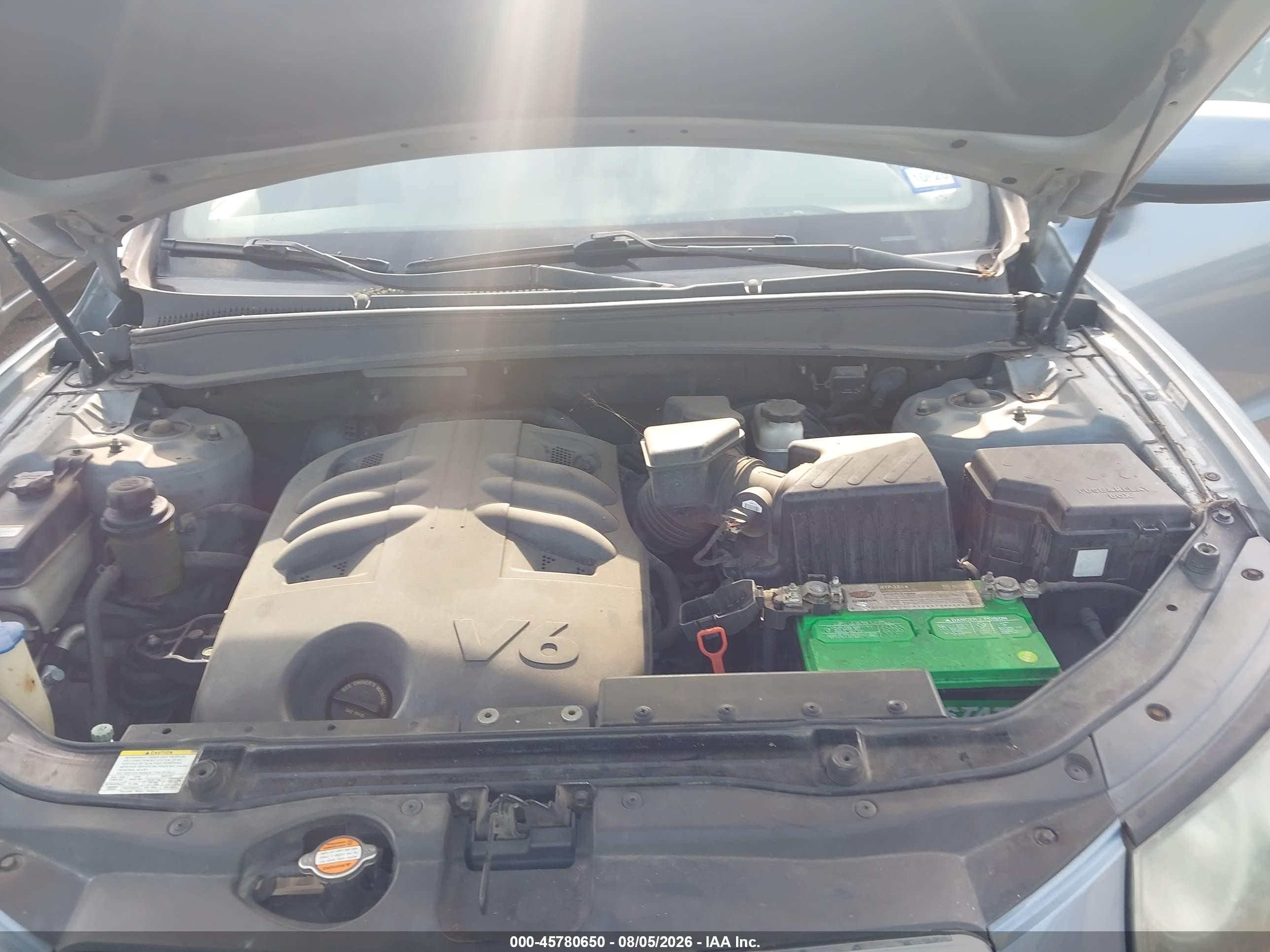 2009 Hyundai Santa Fe Se Синий vin: 5NMSH13E29H325471