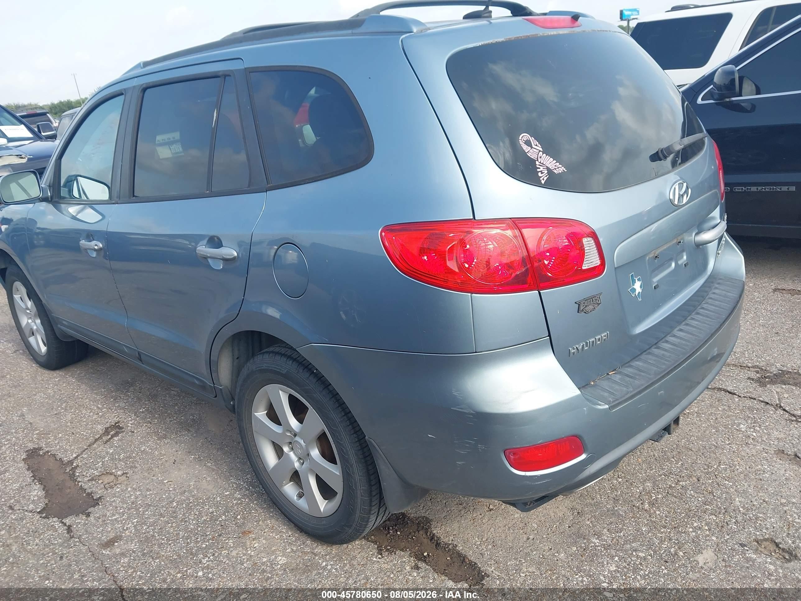 2009 Hyundai Santa Fe Se Синий vin: 5NMSH13E29H325471