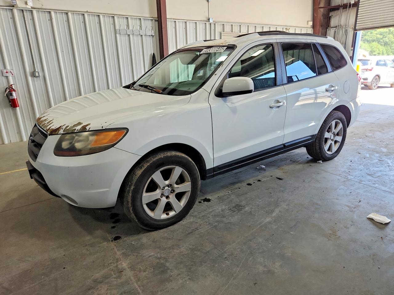 2007 Hyundai Santa Fe Se White vin: 5NMSH13E37H021742