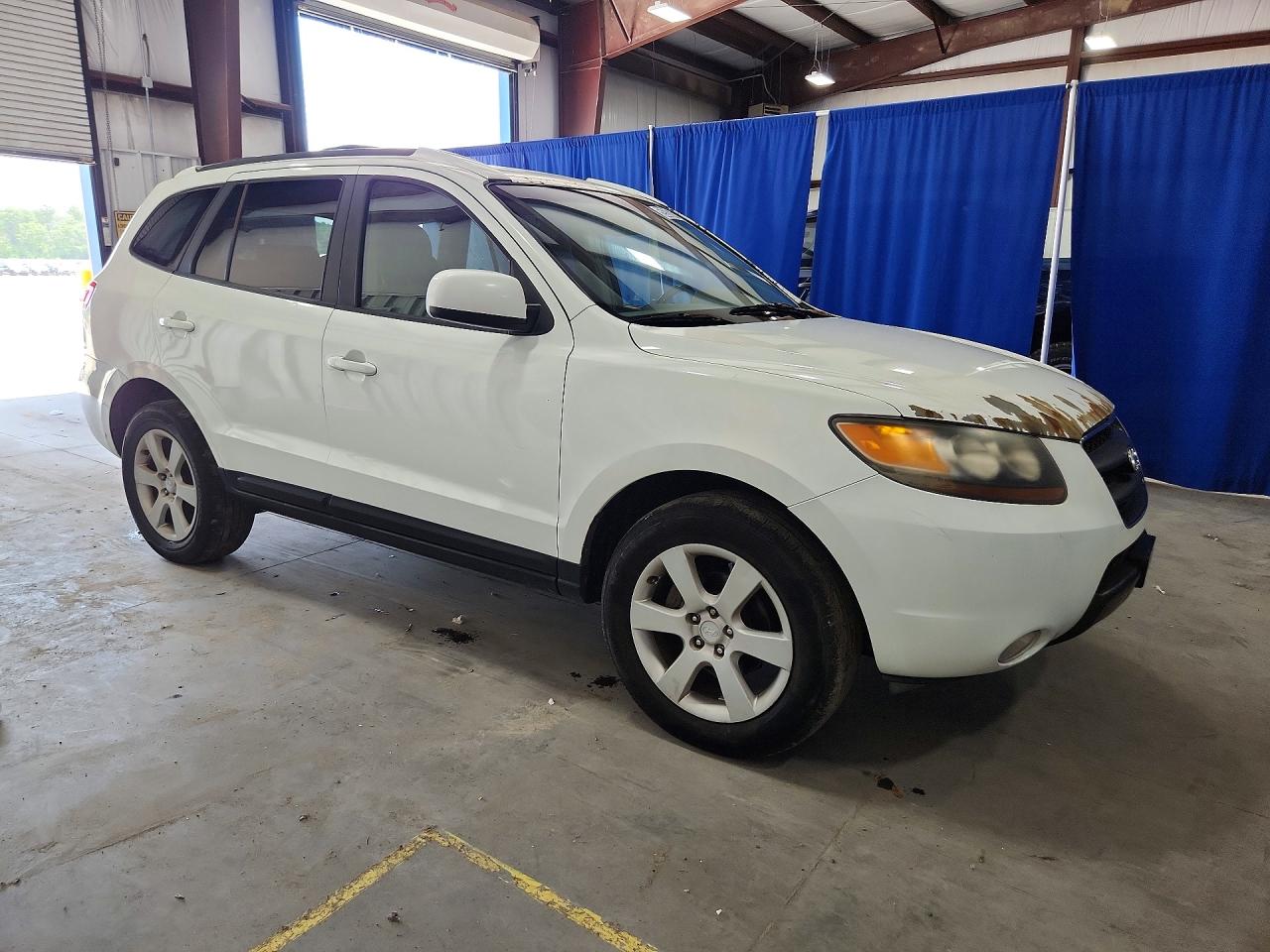 2007 Hyundai Santa Fe Se White vin: 5NMSH13E37H021742