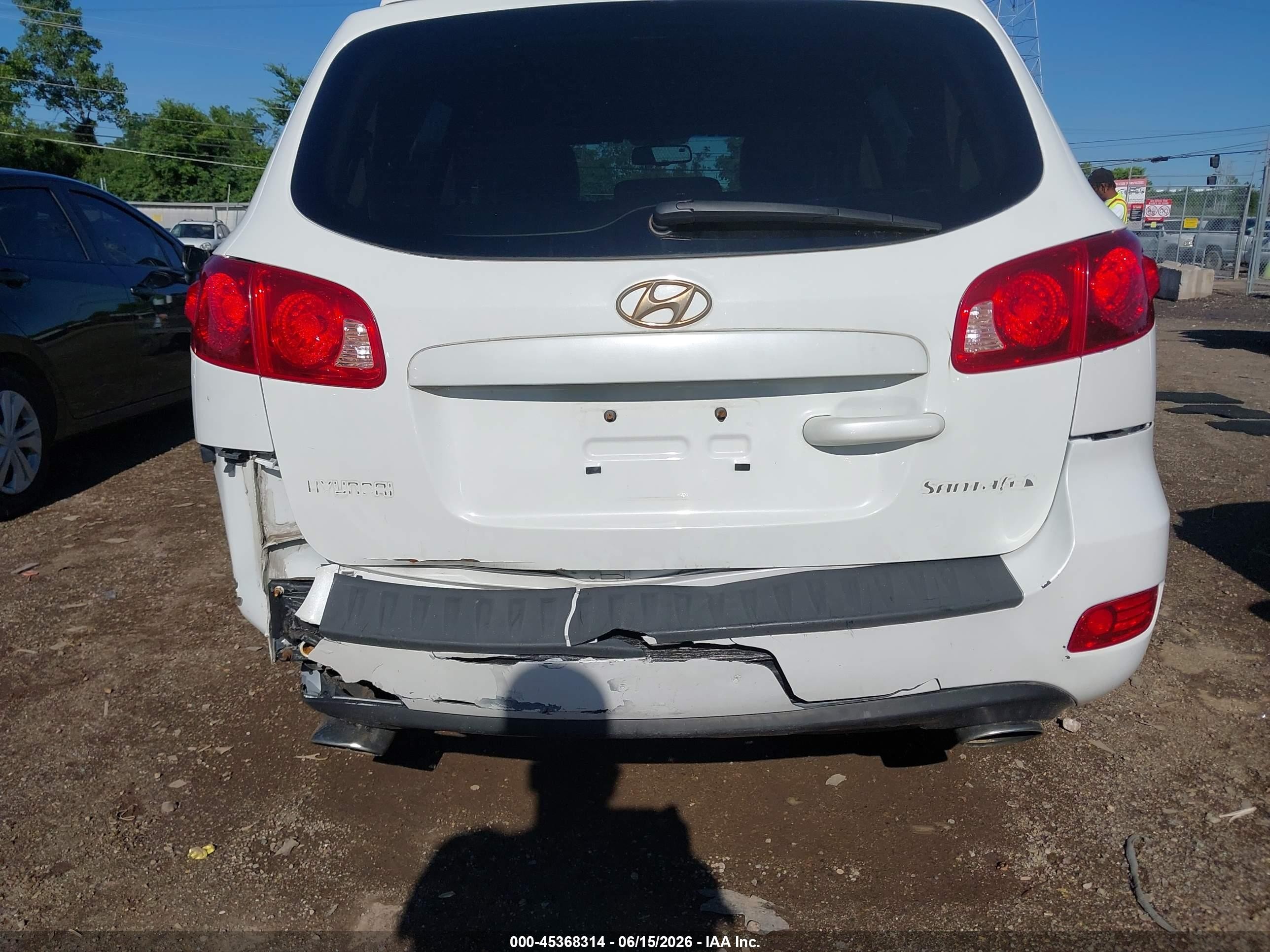 2007 Hyundai Santa Fe Limited/se White vin: 5NMSH13E37H025032