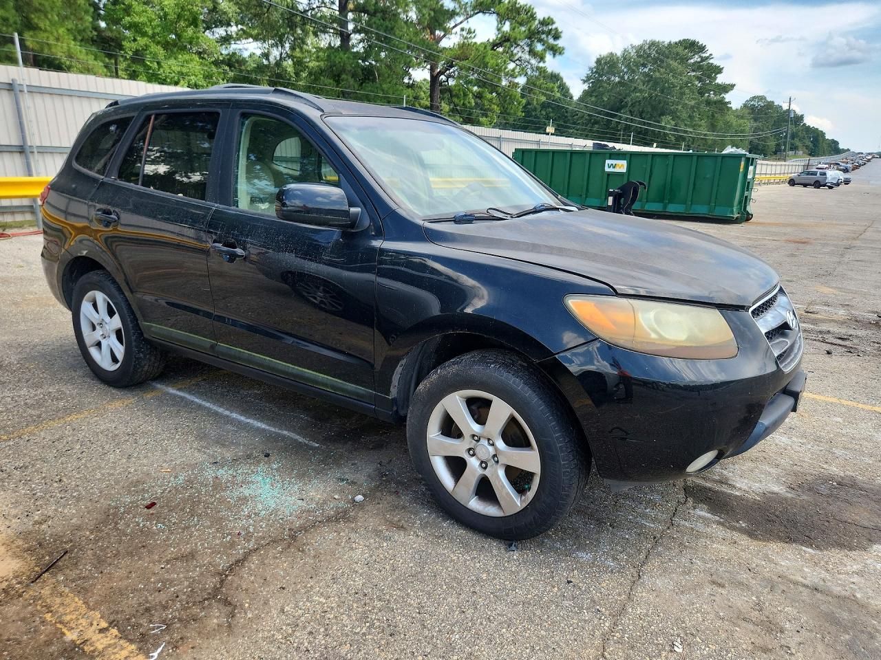 2007 Hyundai Santa Fe Se Black vin: 5NMSH13E37H084226
