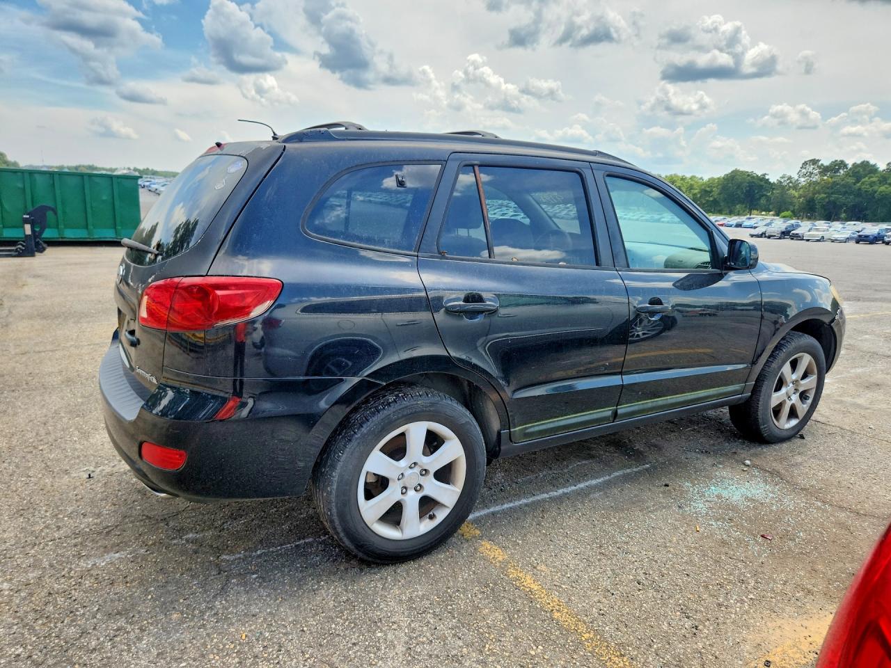 2007 Hyundai Santa Fe Se Black vin: 5NMSH13E37H084226