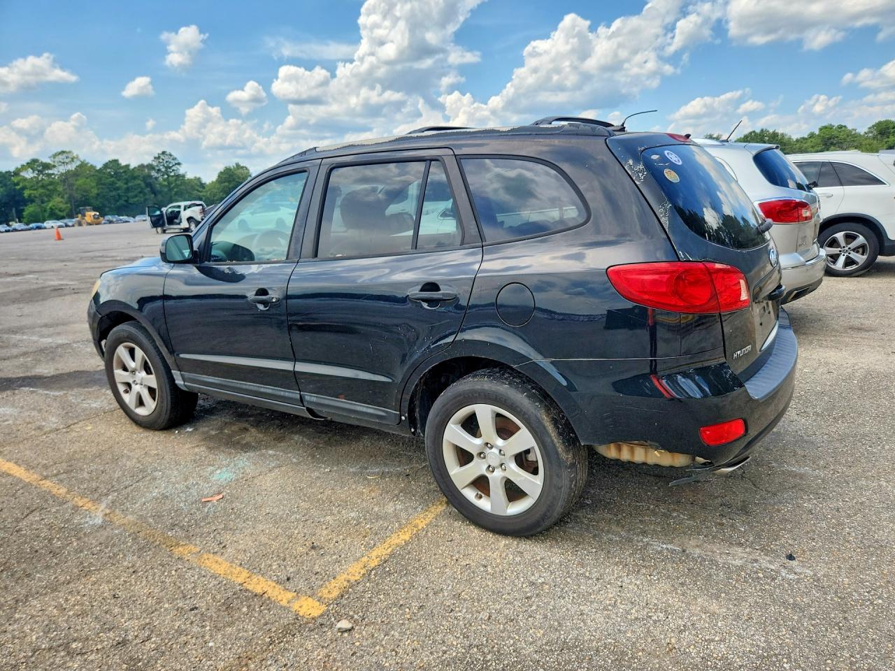 2007 Hyundai Santa Fe Se Black vin: 5NMSH13E37H084226