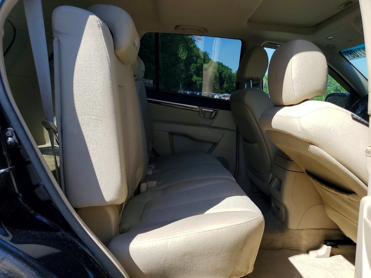 2007 Hyundai Santa Fe Se Black vin: 5NMSH13E37H093380