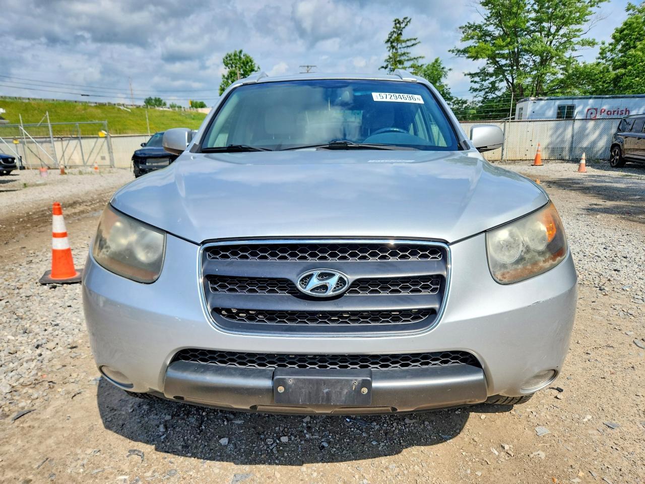 2007 Hyundai Santa Fe Se Silver vin: 5NMSH13E37H100568