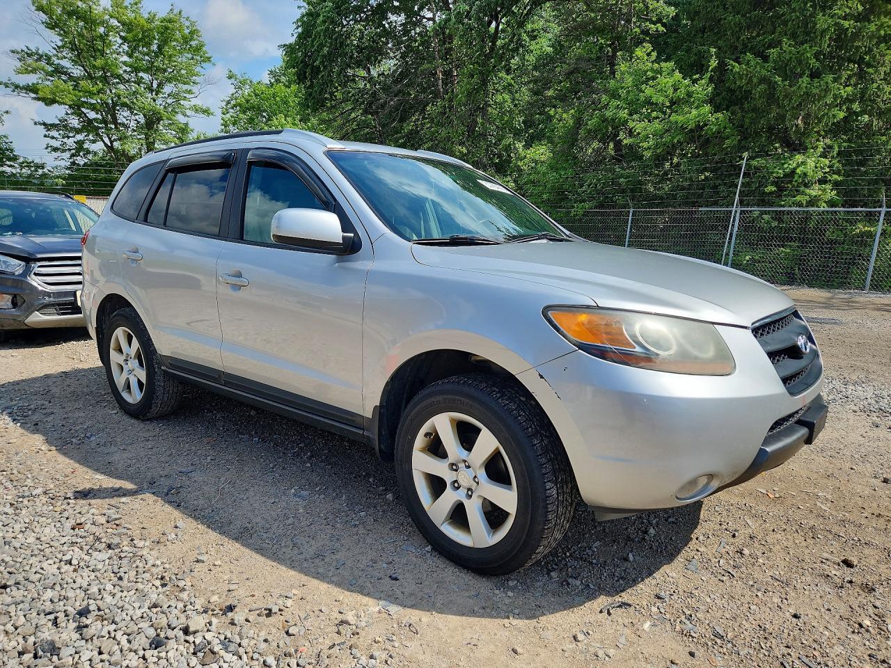 2007 Hyundai Santa Fe Se Silver vin: 5NMSH13E37H100568