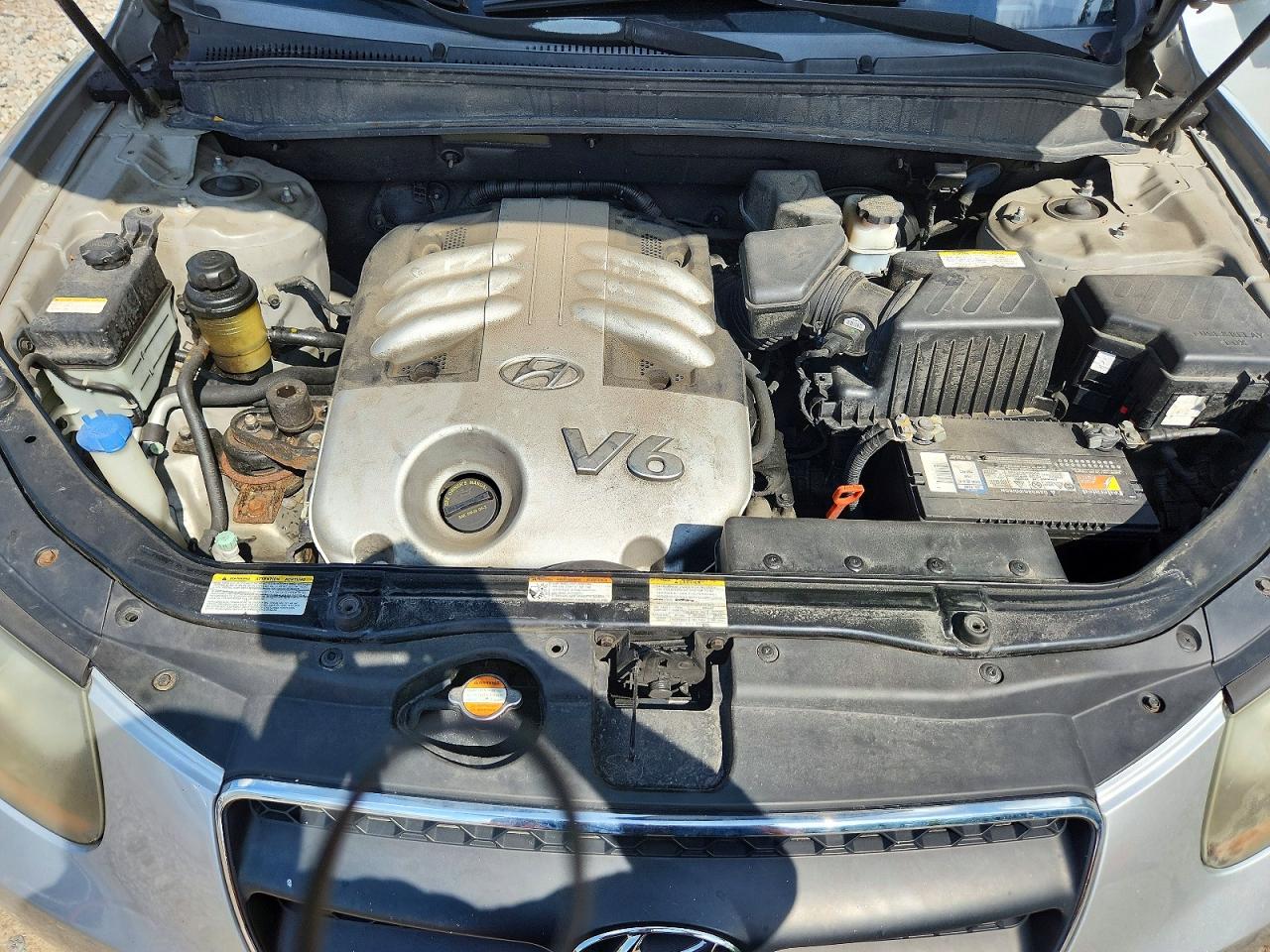 2007 Hyundai Santa Fe Se Silver vin: 5NMSH13E37H100568