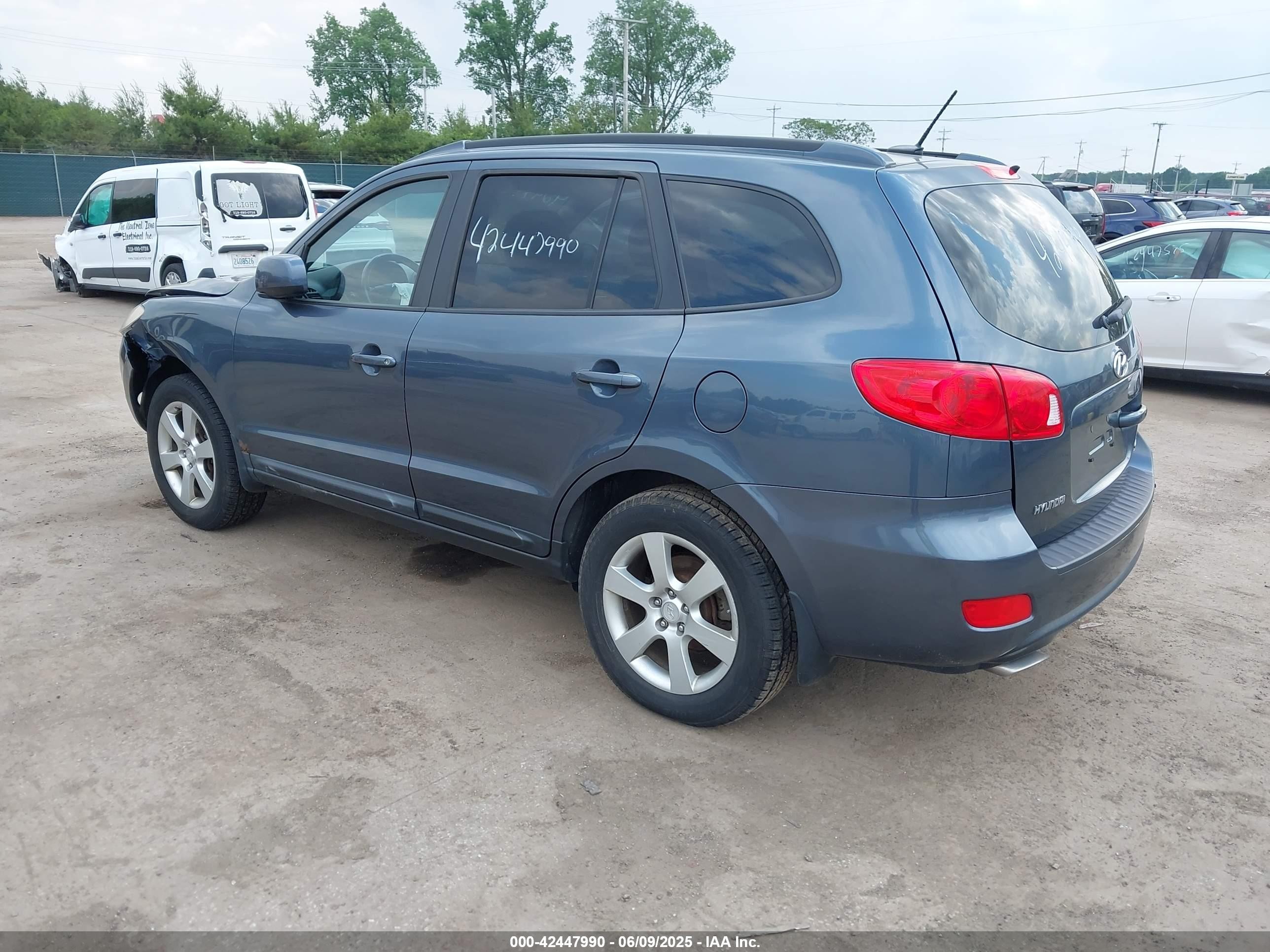 2008 Hyundai Santa Fe Limited/se Gray vin: 5NMSH13E38H133247