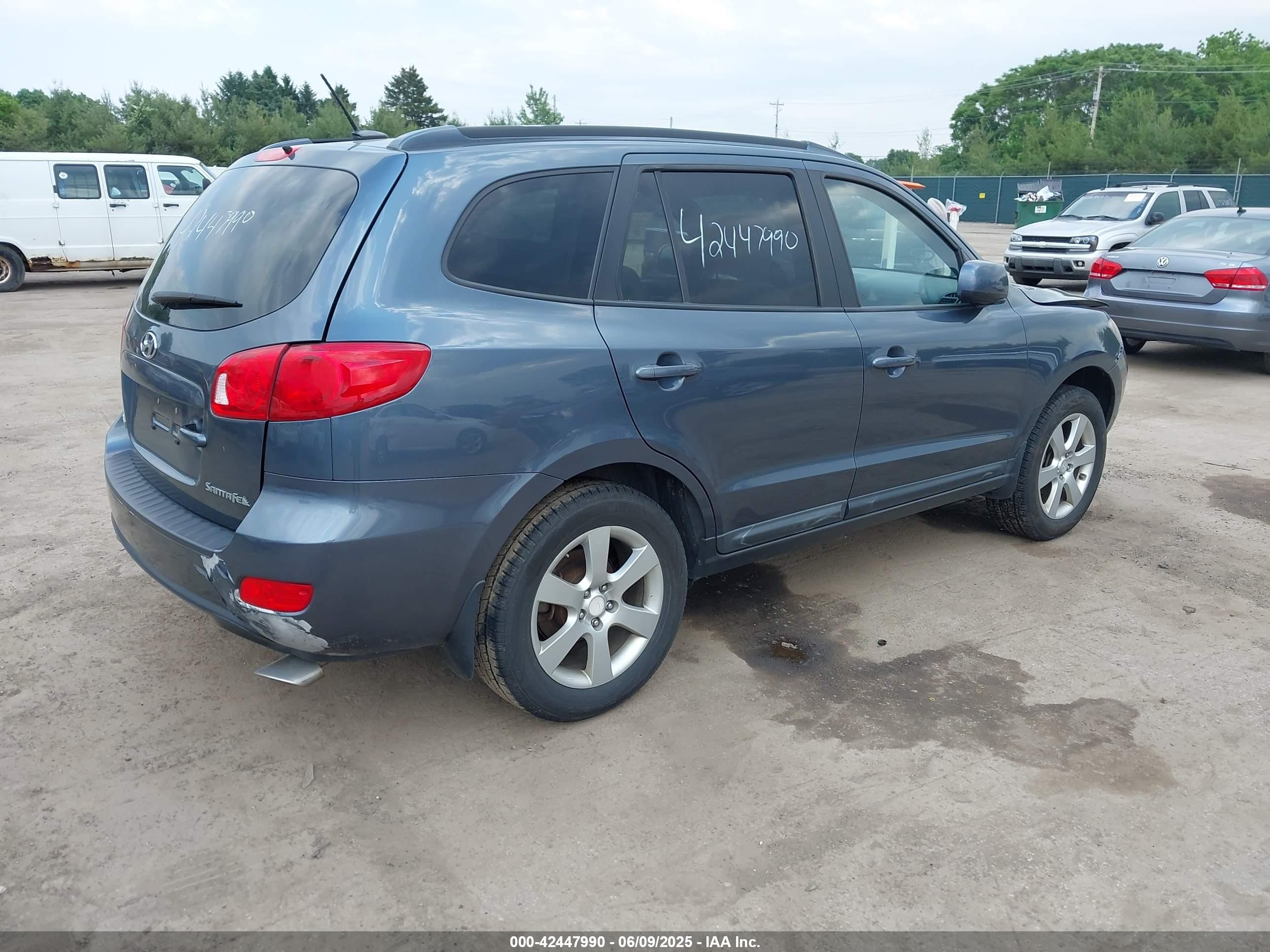2008 Hyundai Santa Fe Limited/se Gray vin: 5NMSH13E38H133247