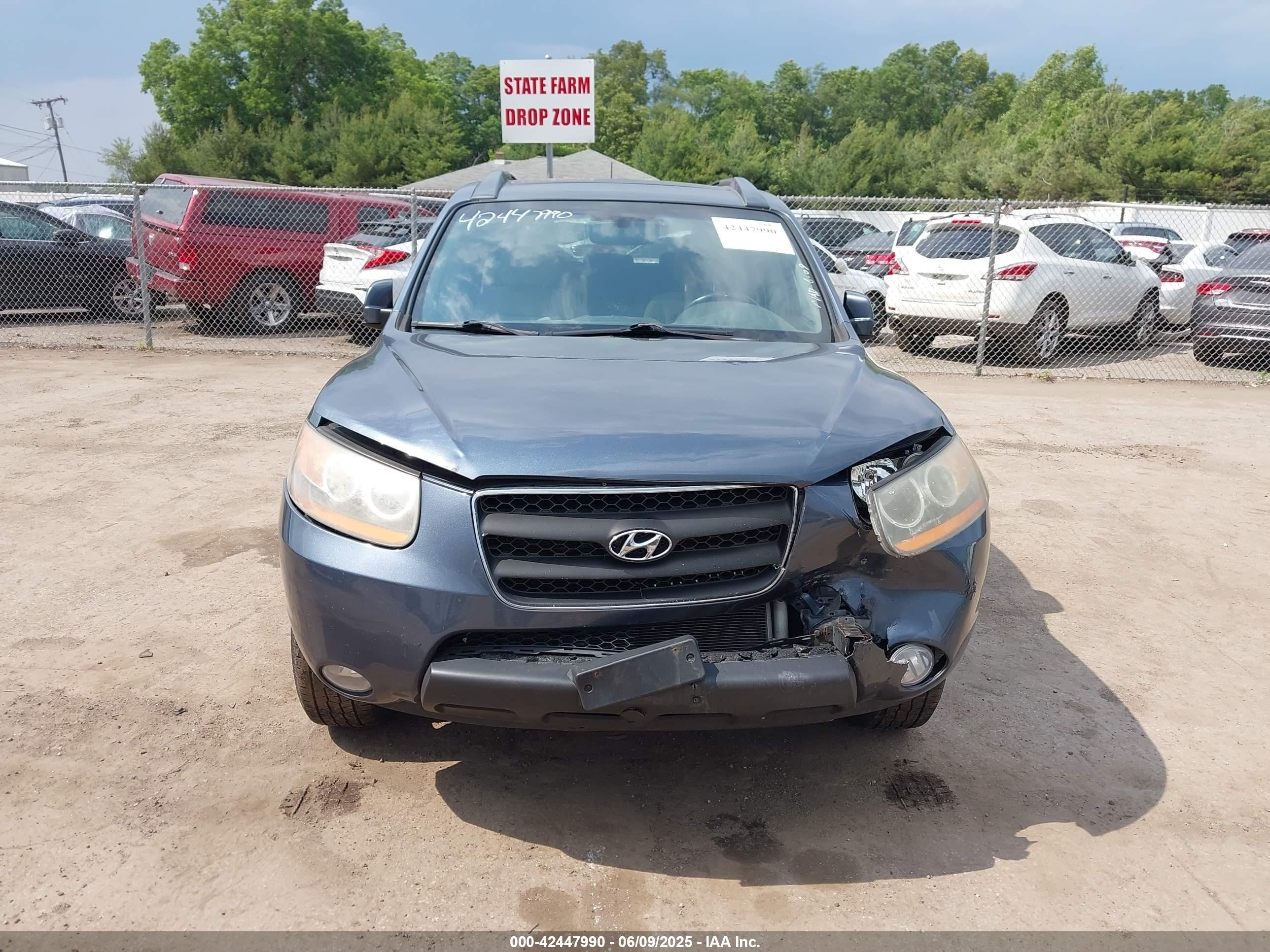2008 Hyundai Santa Fe Limited/se Gray vin: 5NMSH13E38H133247