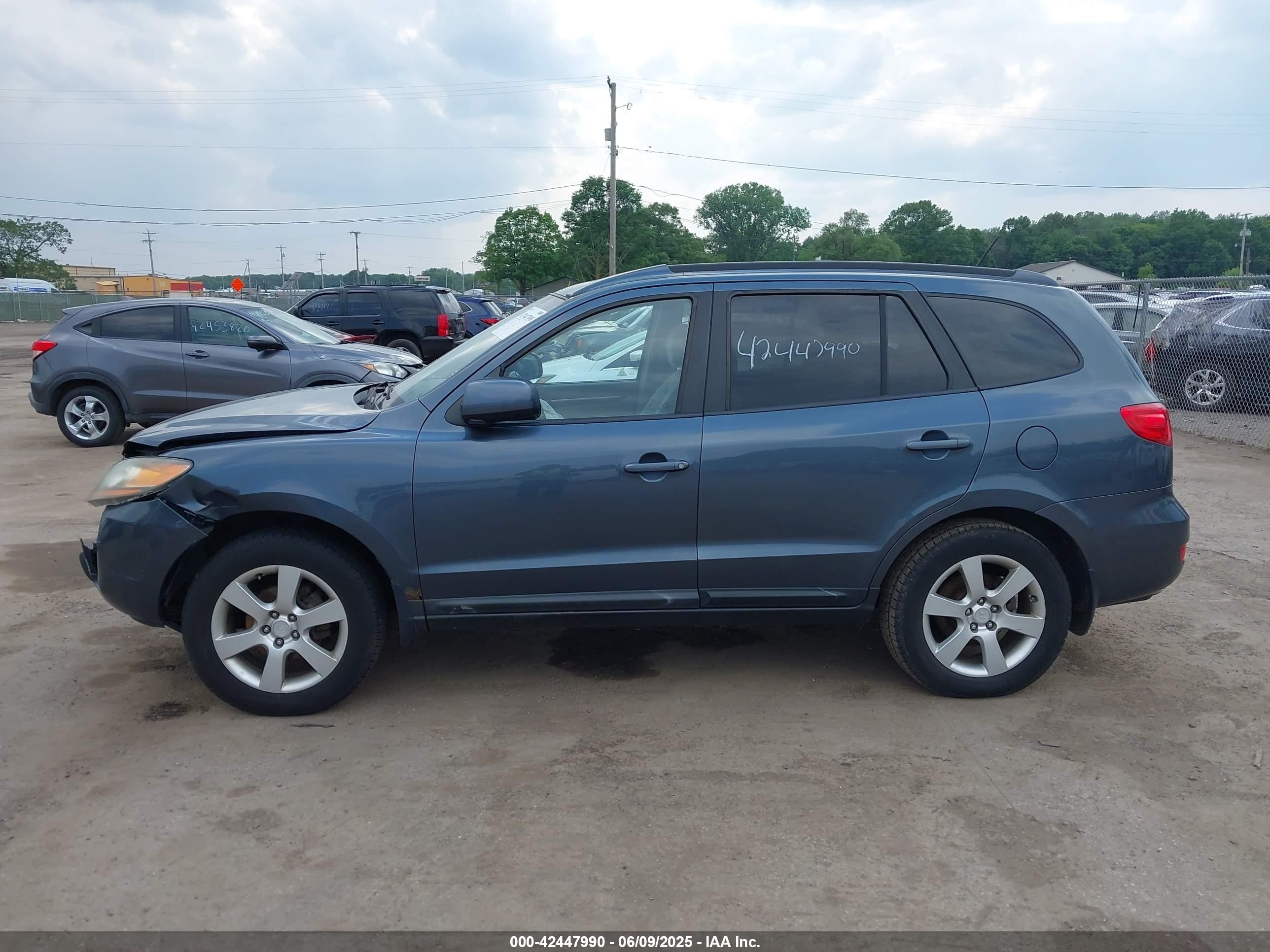 2008 Hyundai Santa Fe Limited/se Gray vin: 5NMSH13E38H133247