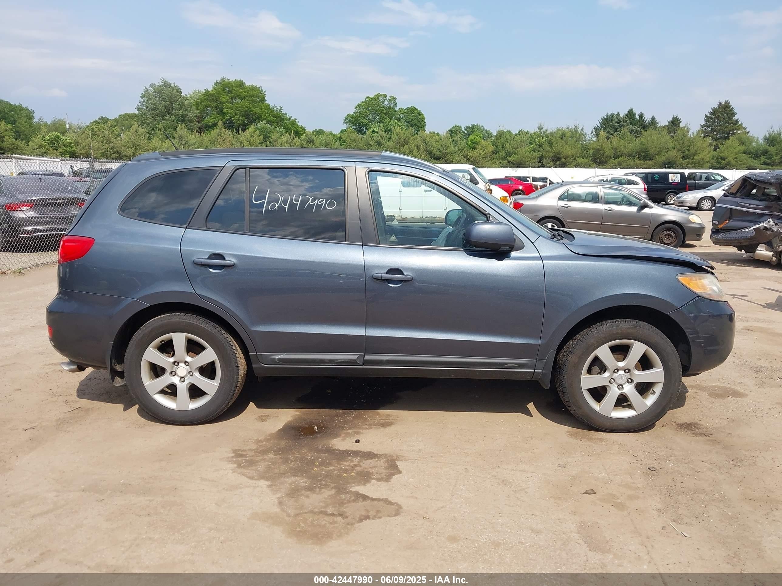 2008 Hyundai Santa Fe Limited/se Gray vin: 5NMSH13E38H133247