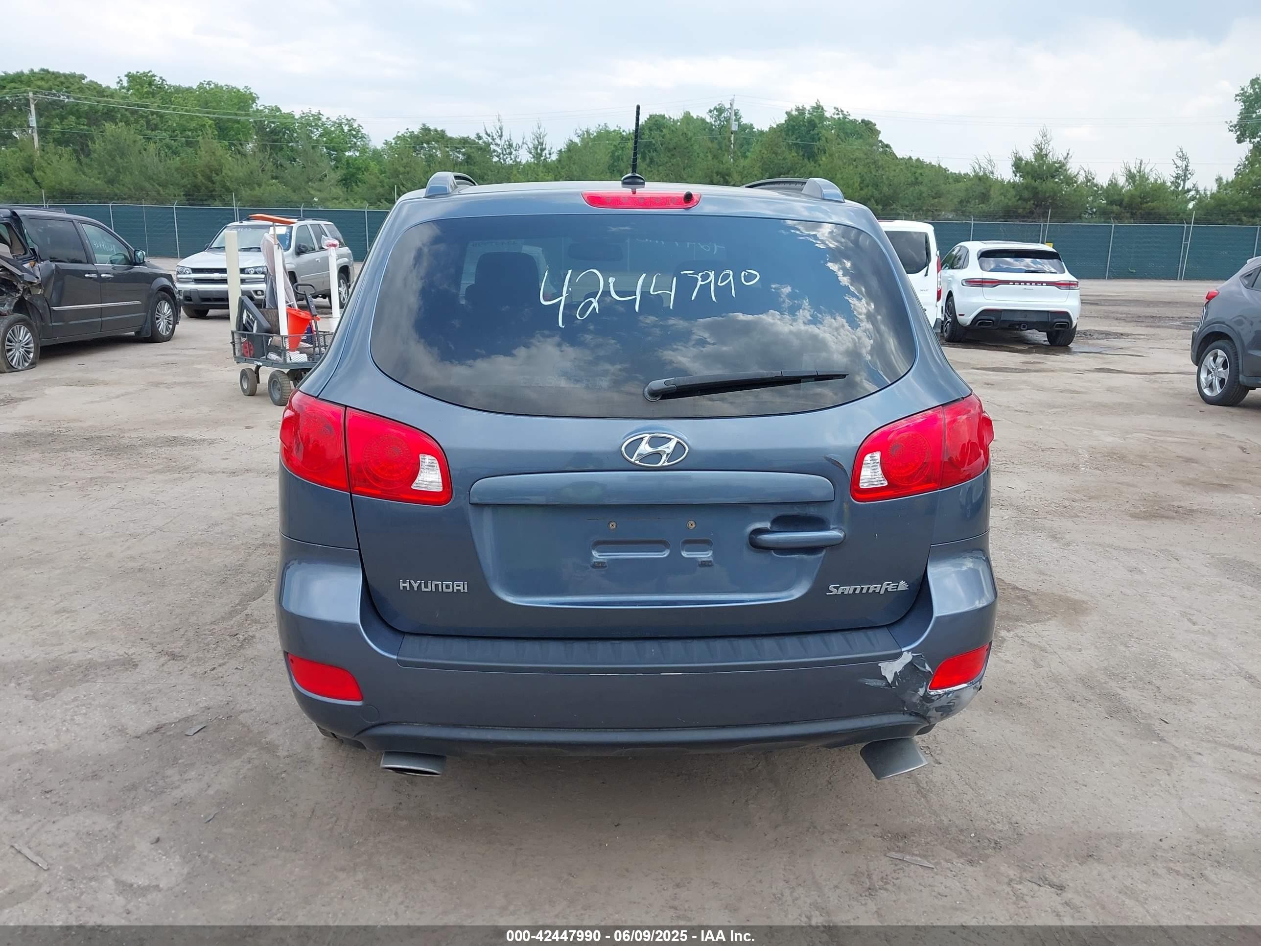2008 Hyundai Santa Fe Limited/se Gray vin: 5NMSH13E38H133247