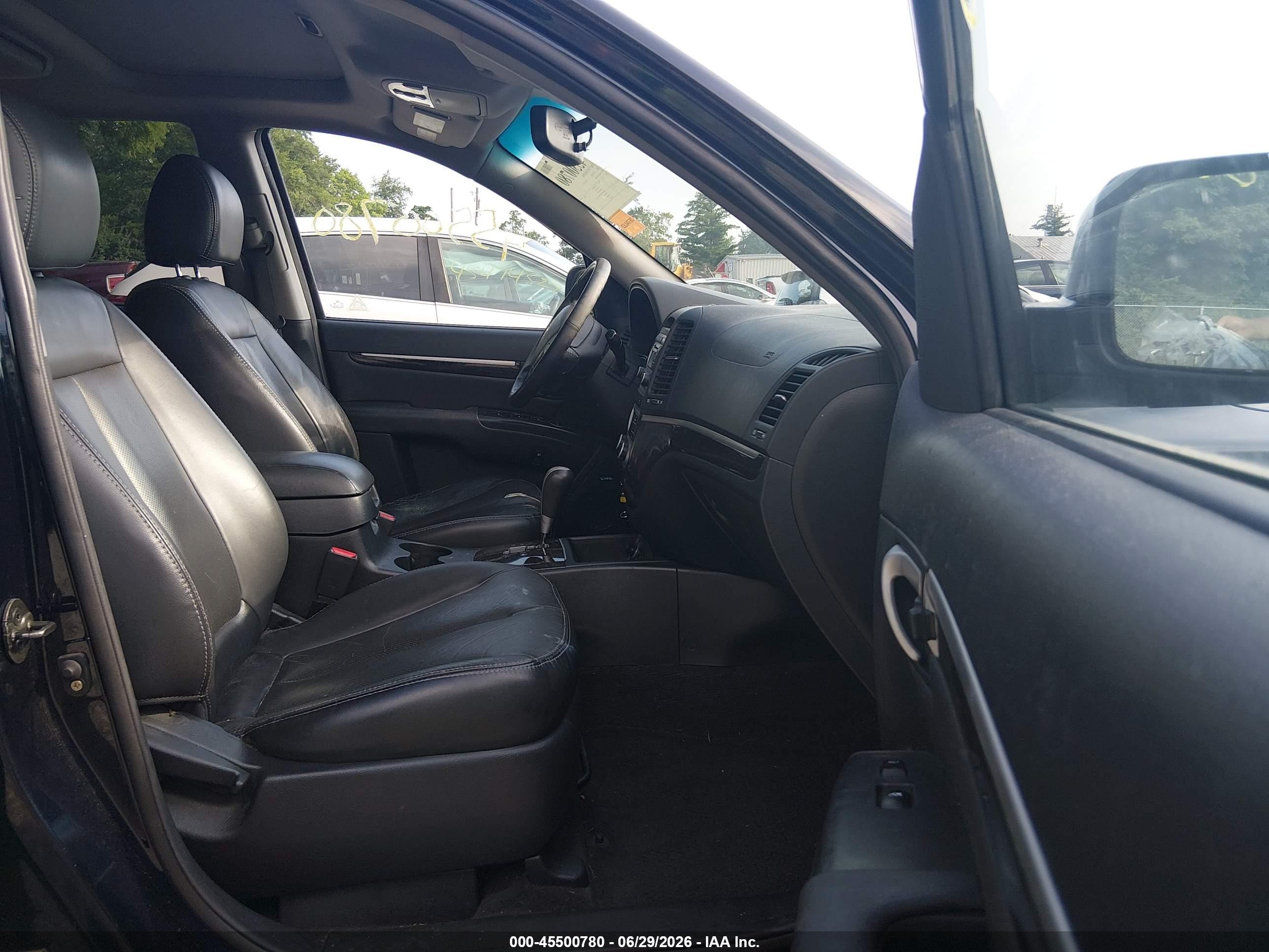 2008 Hyundai Santa Fe Limited/se Blue vin: 5NMSH13E38H139680