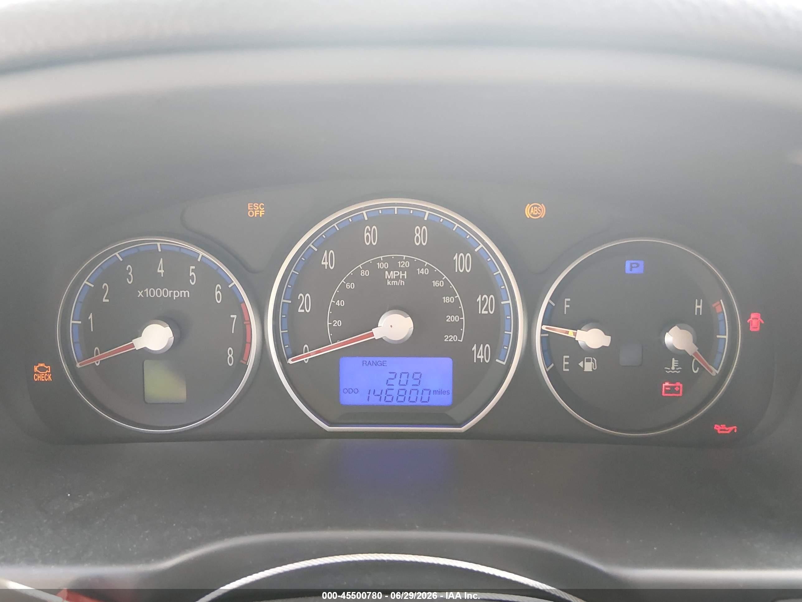 2008 Hyundai Santa Fe Limited/se Blue vin: 5NMSH13E38H139680
