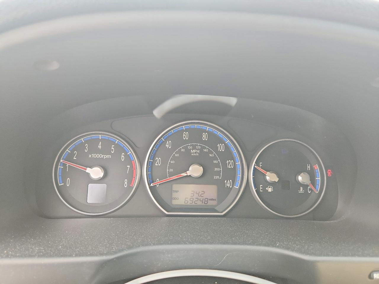 2008 Hyundai Santa Fe Se Blue vin: 5NMSH13E38H149142