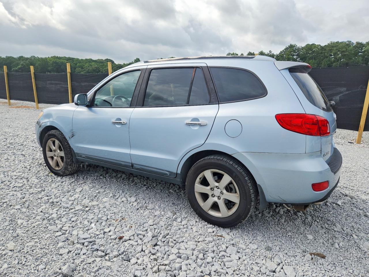 2008 Hyundai Santa Fe Se Blue vin: 5NMSH13E38H149142