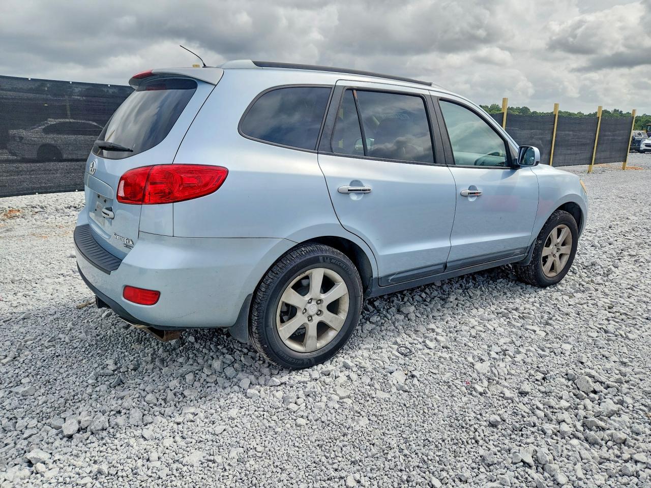 2008 Hyundai Santa Fe Se Blue vin: 5NMSH13E38H149142