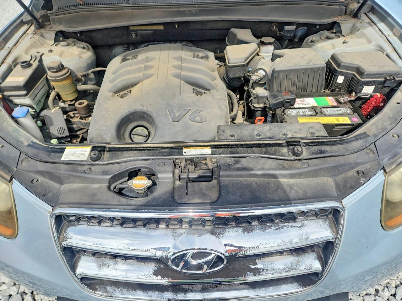 2008 Hyundai Santa Fe Se Blue vin: 5NMSH13E38H149142