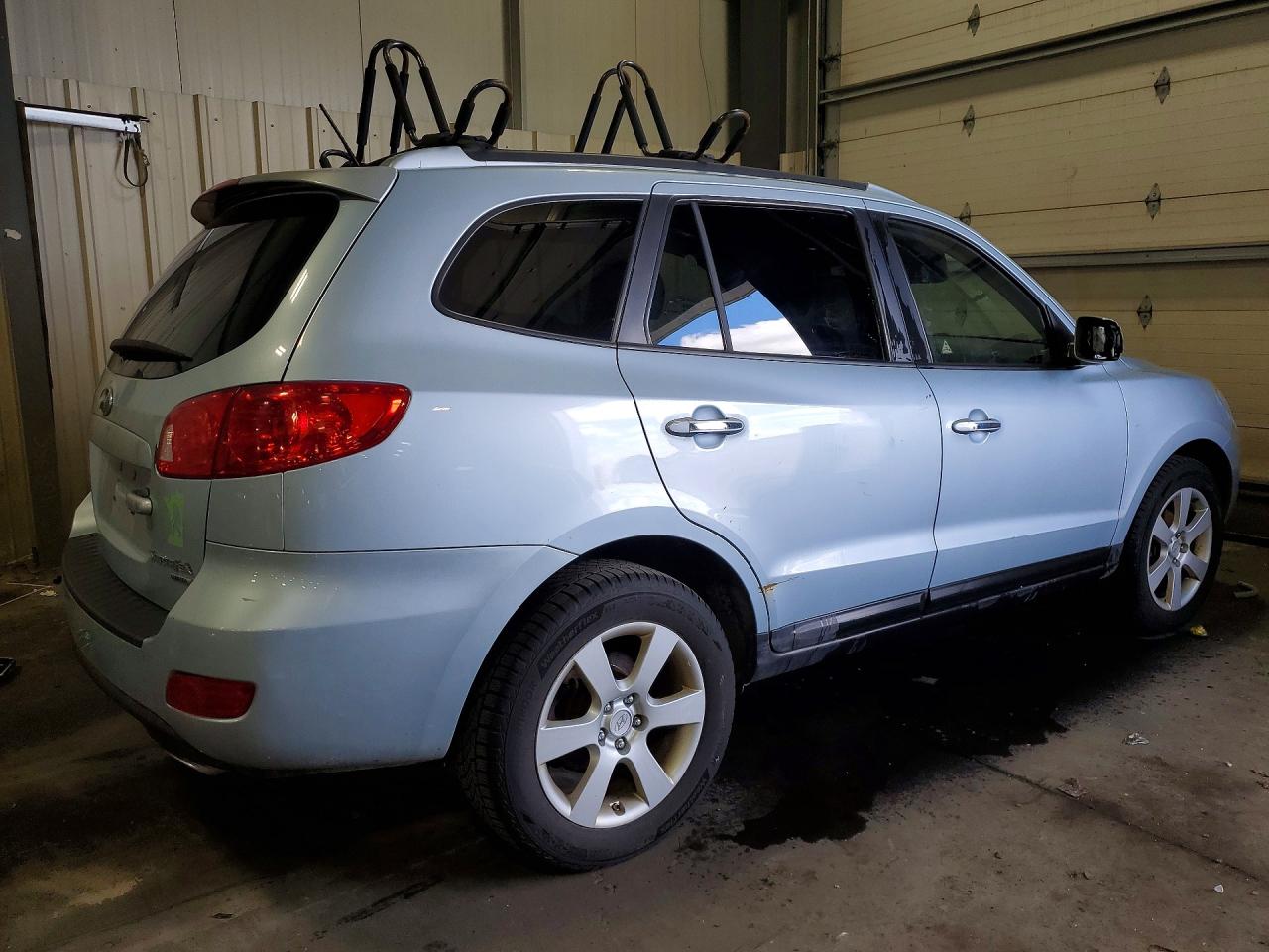 2008 Hyundai Santa Fe Se Blue vin: 5NMSH13E38H158844