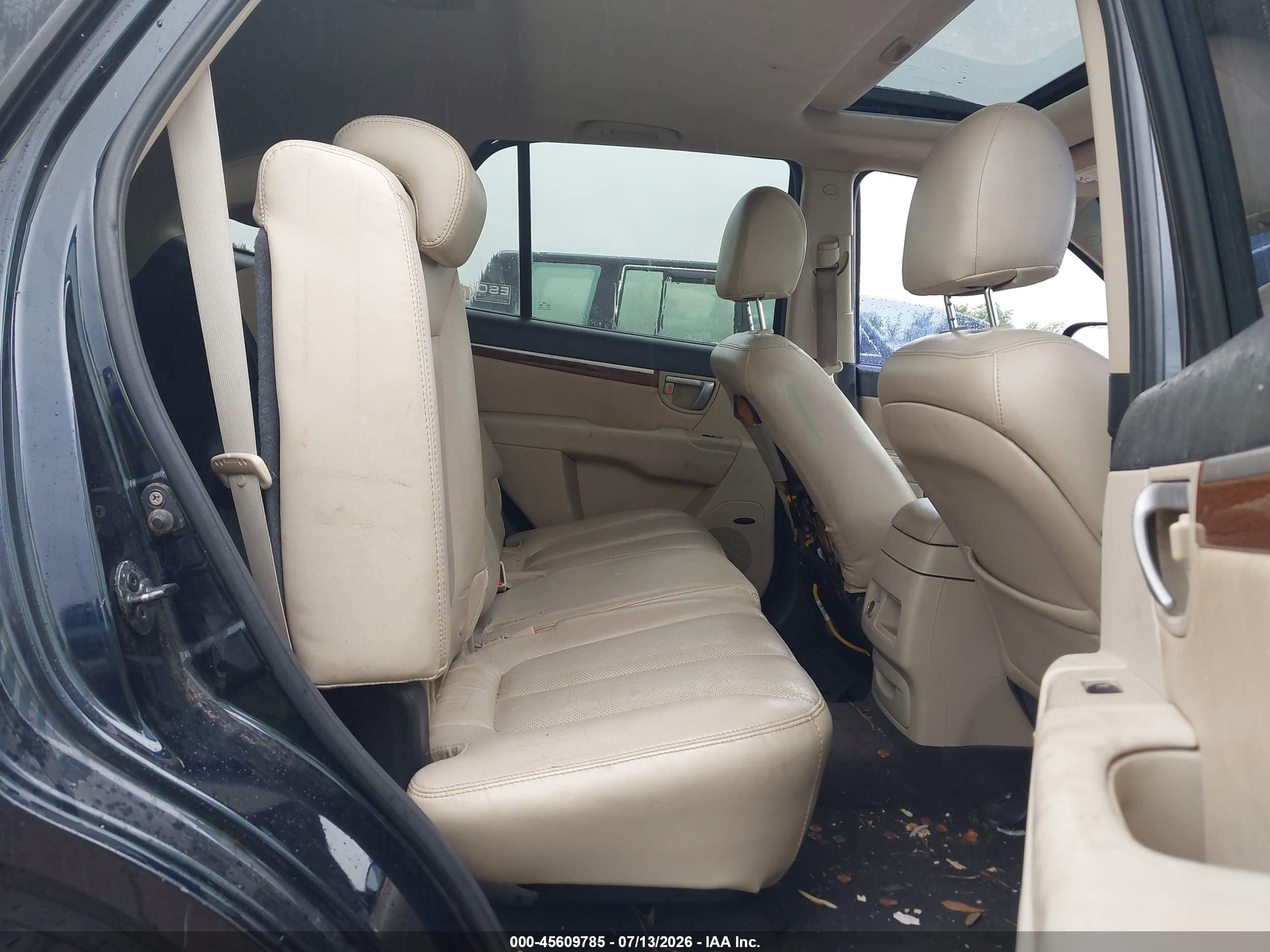 2008 Hyundai Santa Fe Limited/se Dark Blue vin: 5NMSH13E38H160013