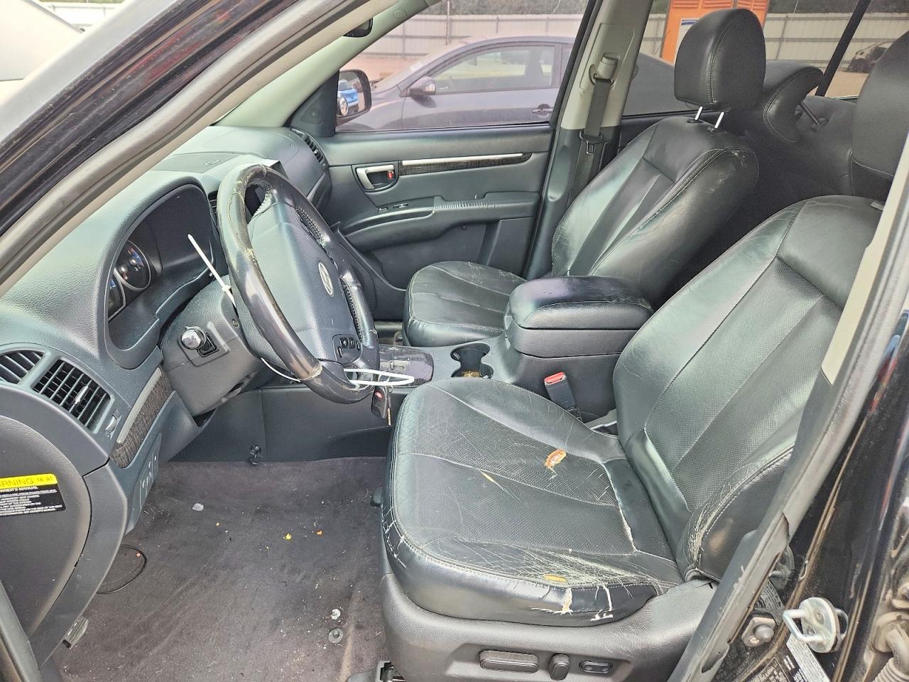 2008 Hyundai Santa Fe Se Black vin: 5NMSH13E38H187292