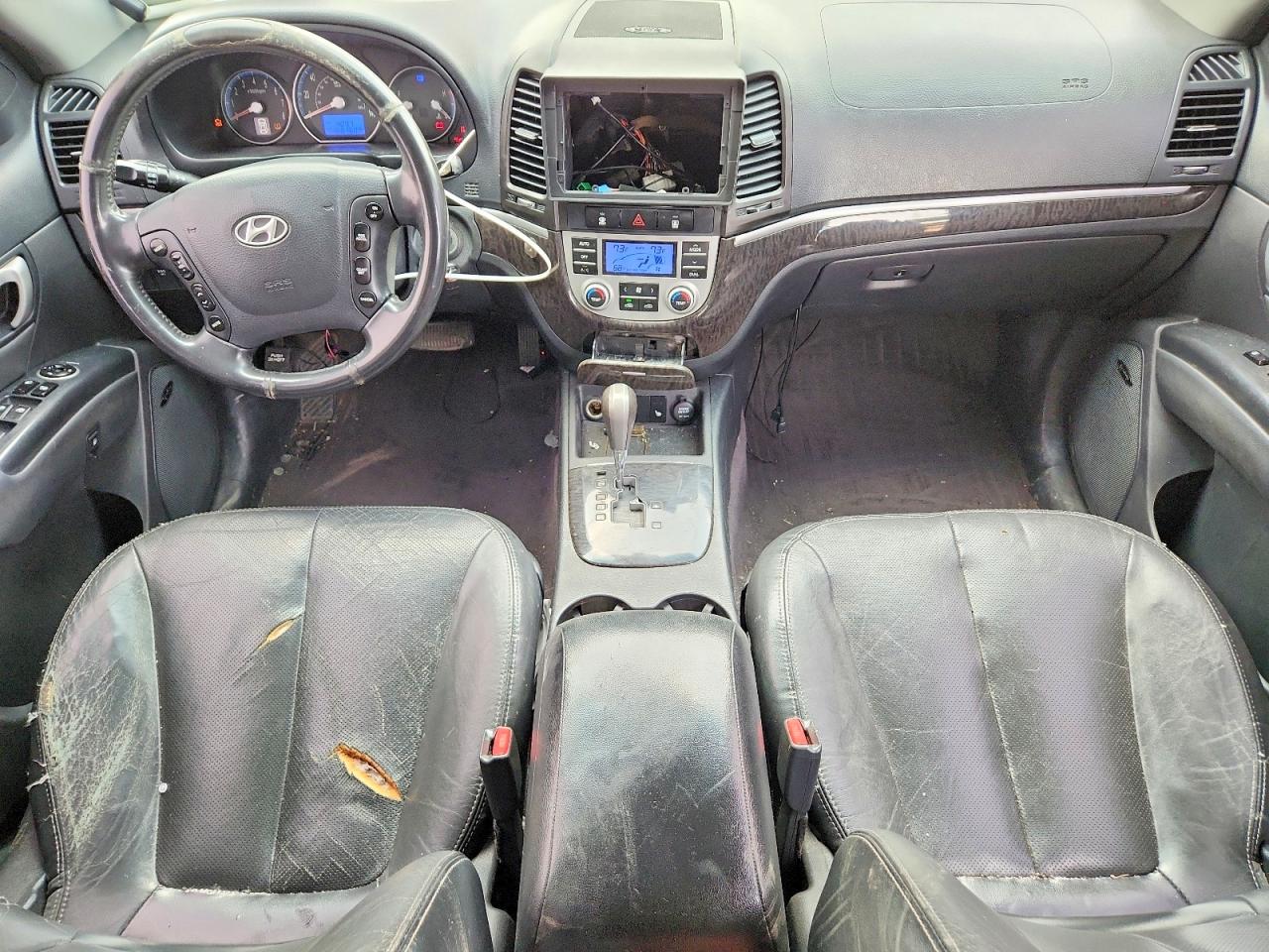 2008 Hyundai Santa Fe Se Black vin: 5NMSH13E38H187292
