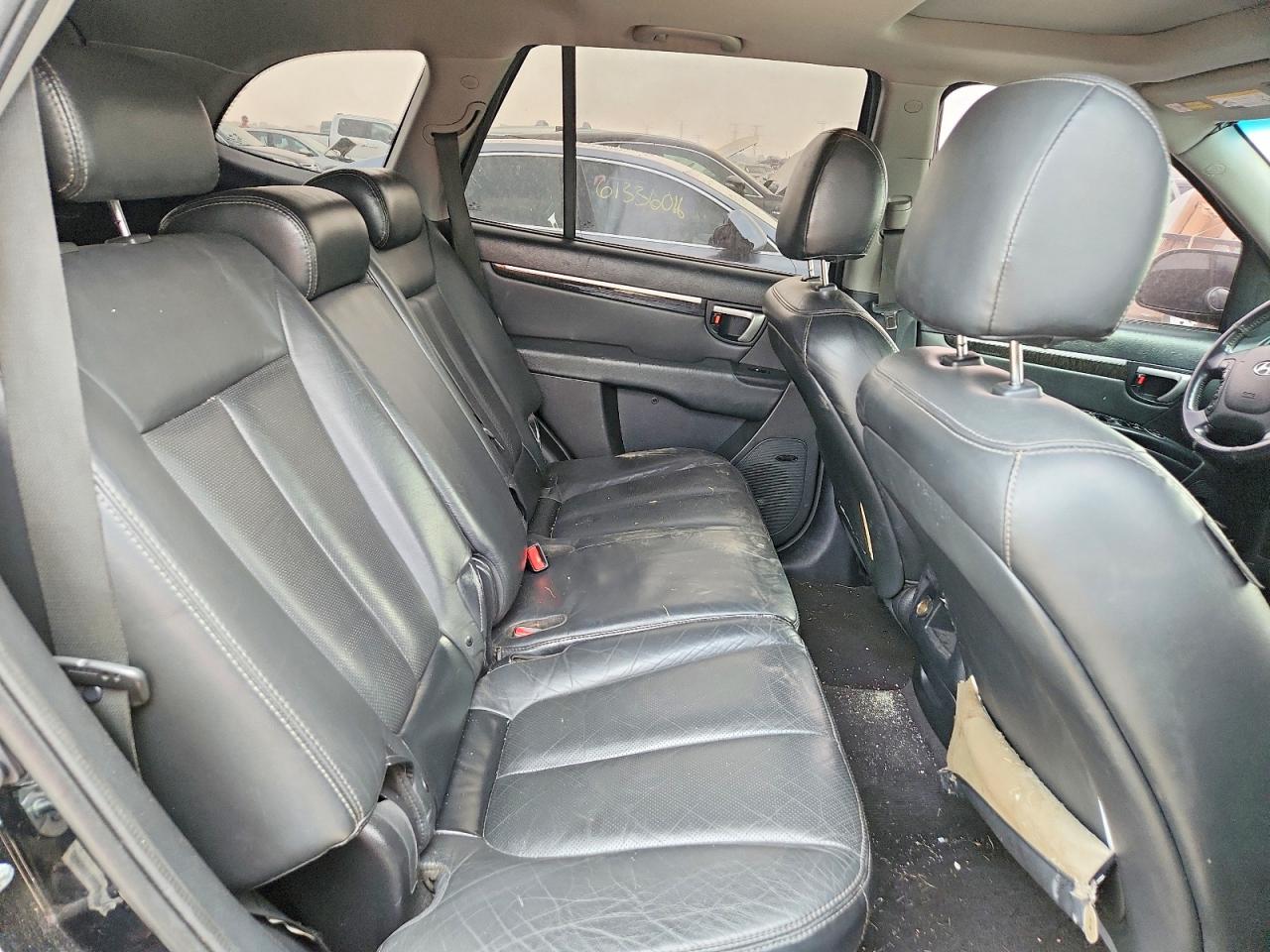 2008 Hyundai Santa Fe Se Black vin: 5NMSH13E38H187292