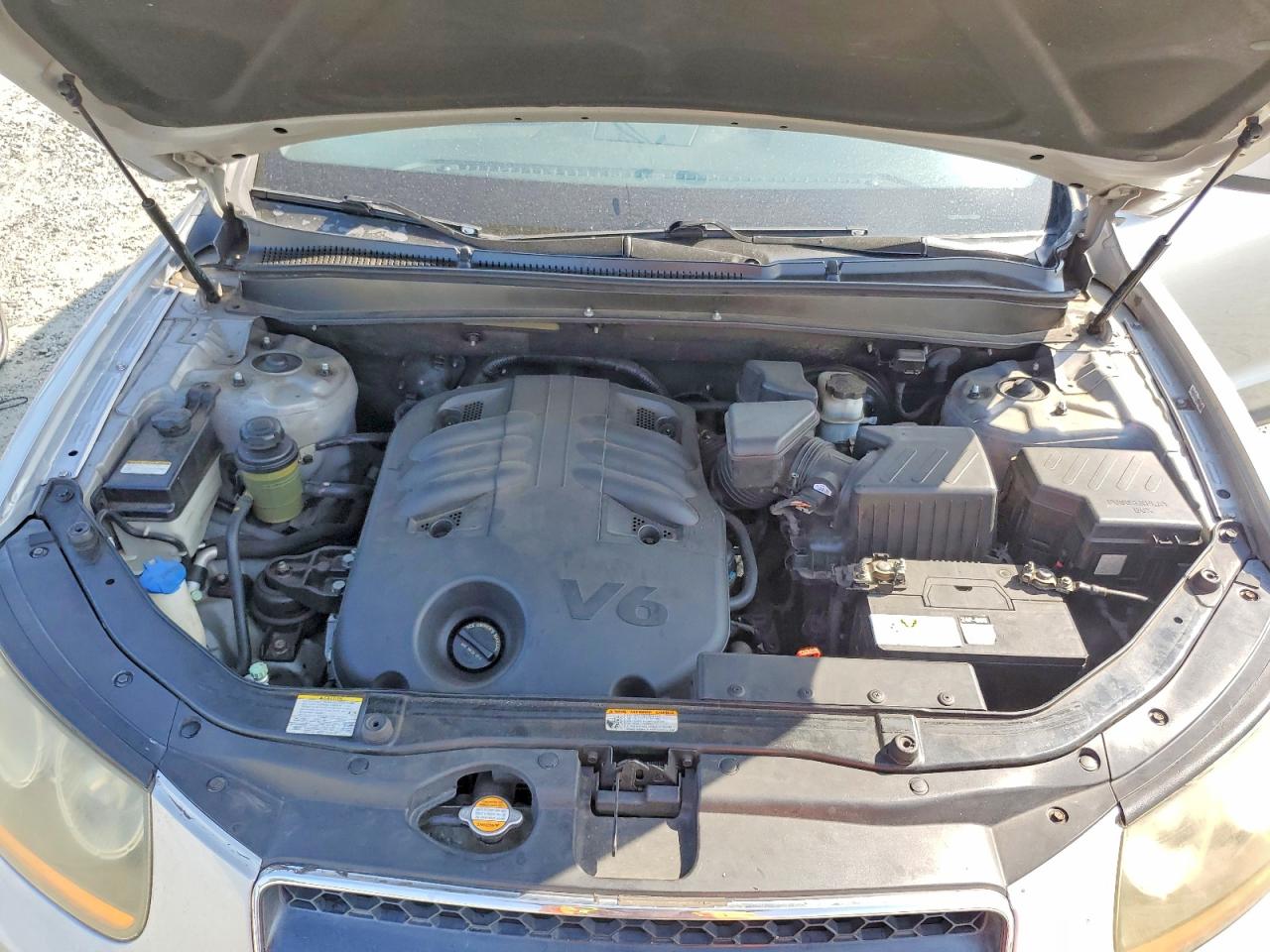2009 Hyundai Santa Fe Se Silver vin: 5NMSH13E39H230661