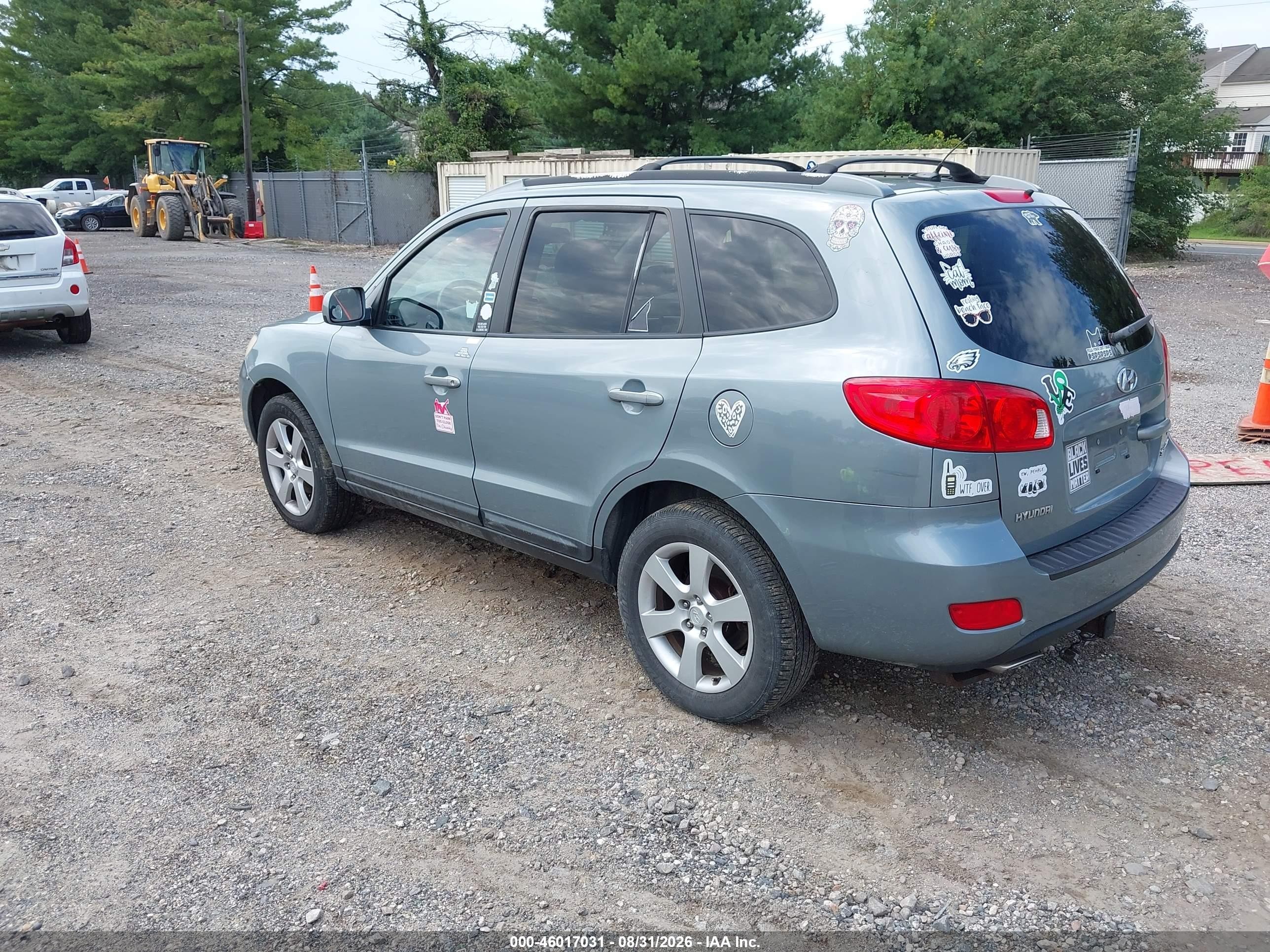 2009 Hyundai Santa Fe Se Gray vin: 5NMSH13E39H236248