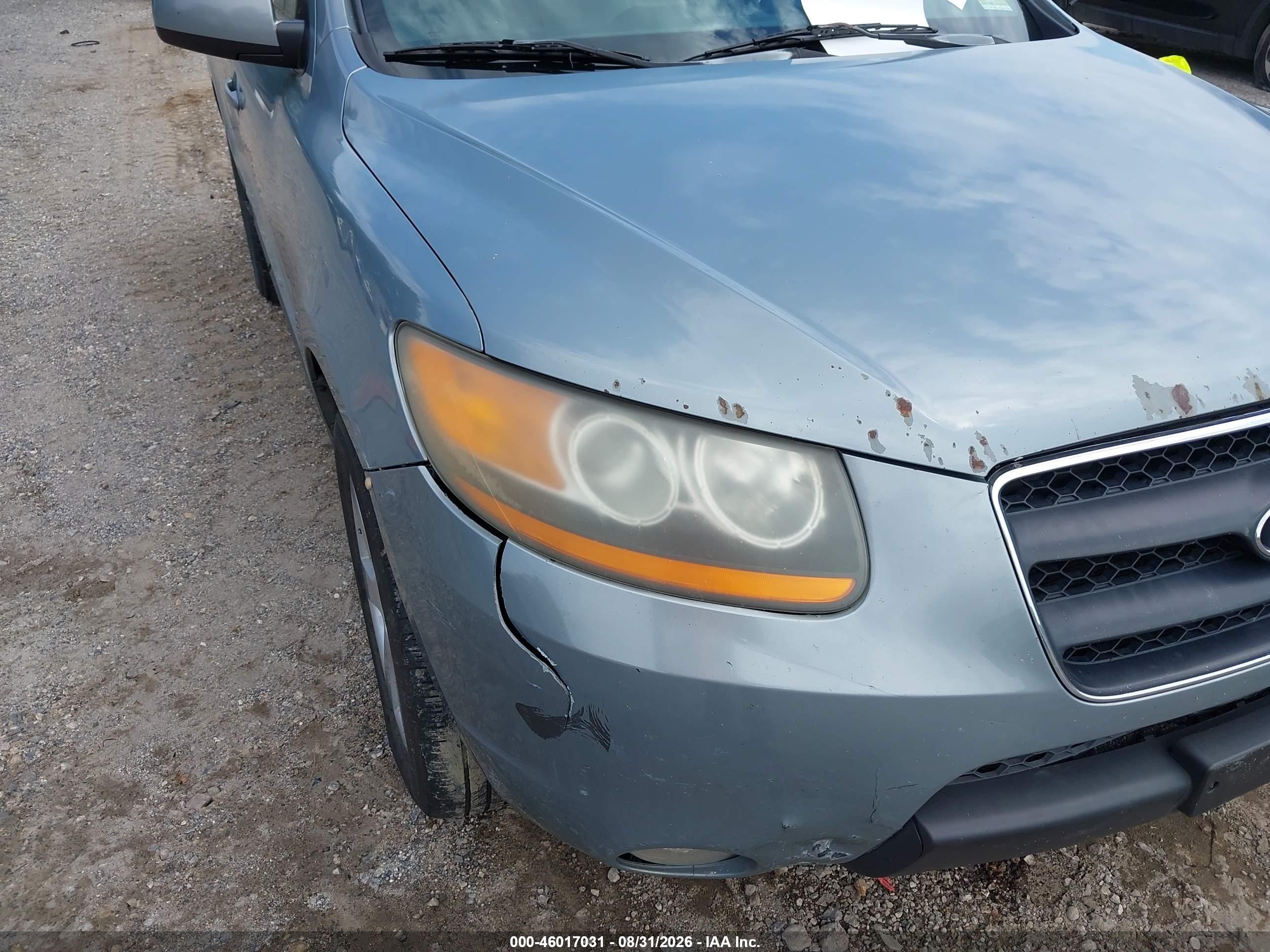 2009 Hyundai Santa Fe Se Gray vin: 5NMSH13E39H236248
