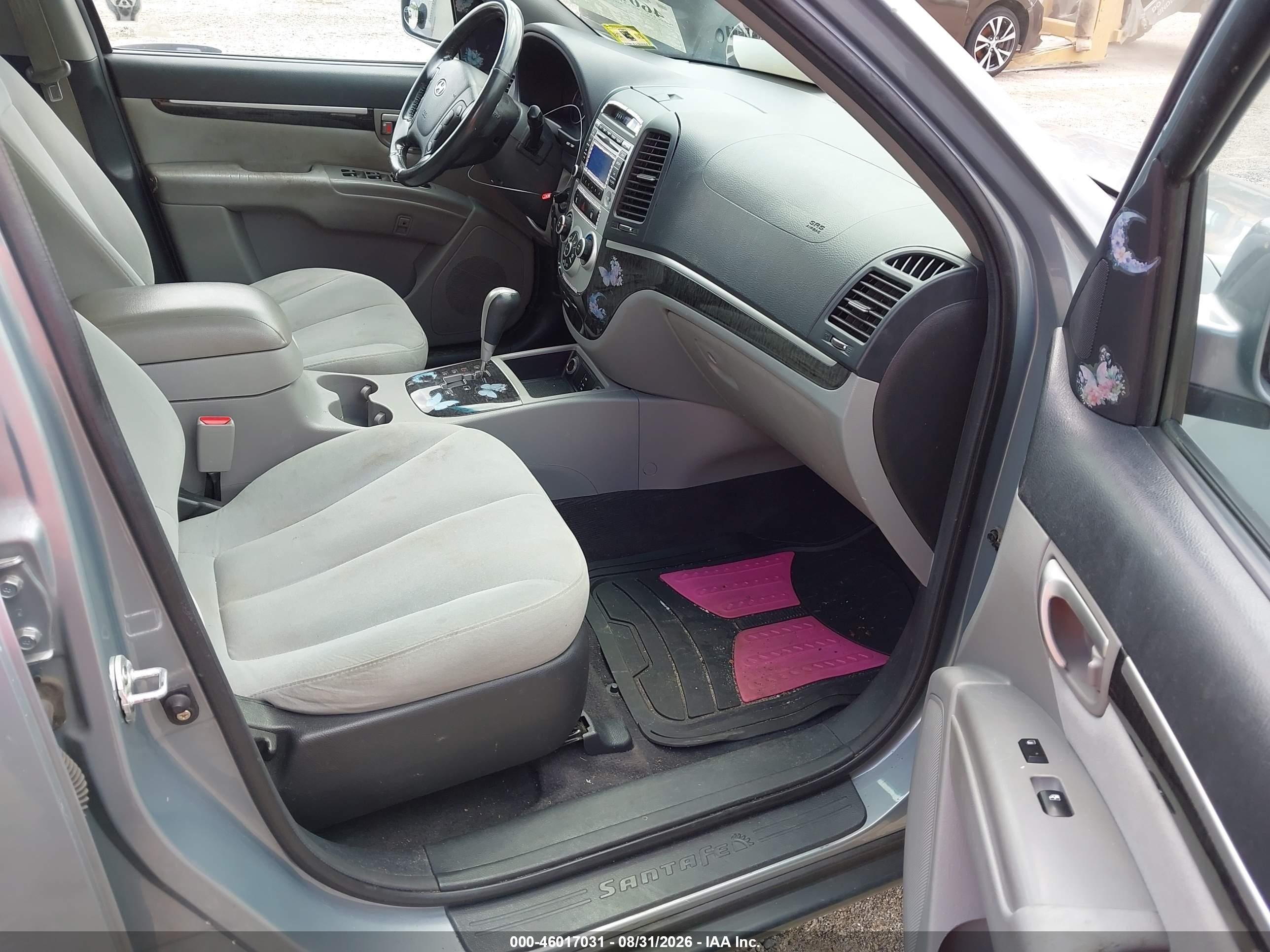 2009 Hyundai Santa Fe Se Gray vin: 5NMSH13E39H236248